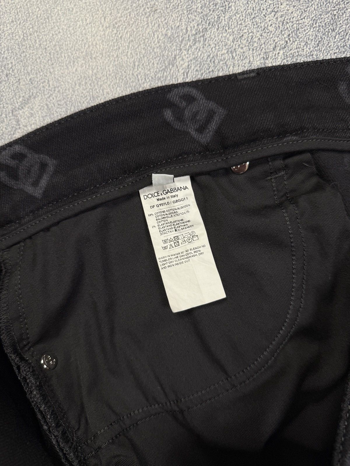 Dolce & Gabbana Monogram Dolce & Gabanna Arhive Luxury Jeans Size US 42 / EU 58 - 12 Thumbnail