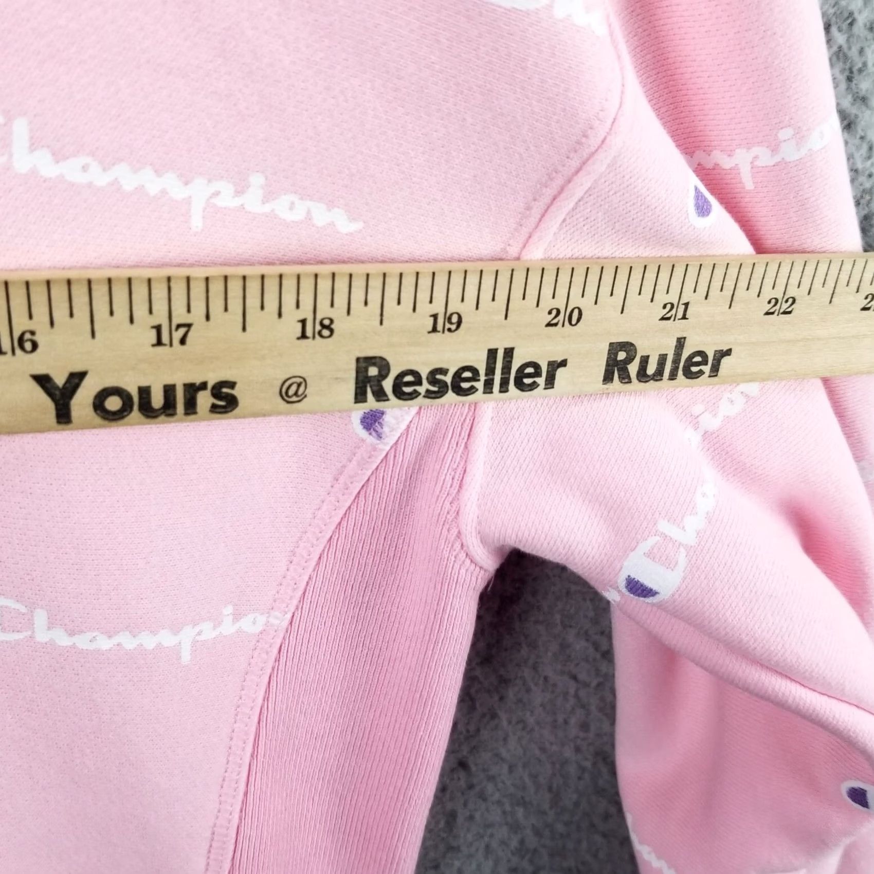 Champion Champion Life Reverse Weave Allover Print Crew Sweatshirt Dress Style Woman XS Crew Neck Pink Short Description Size XS / US 0-2 / IT 36-38 - 7 Thumbnail