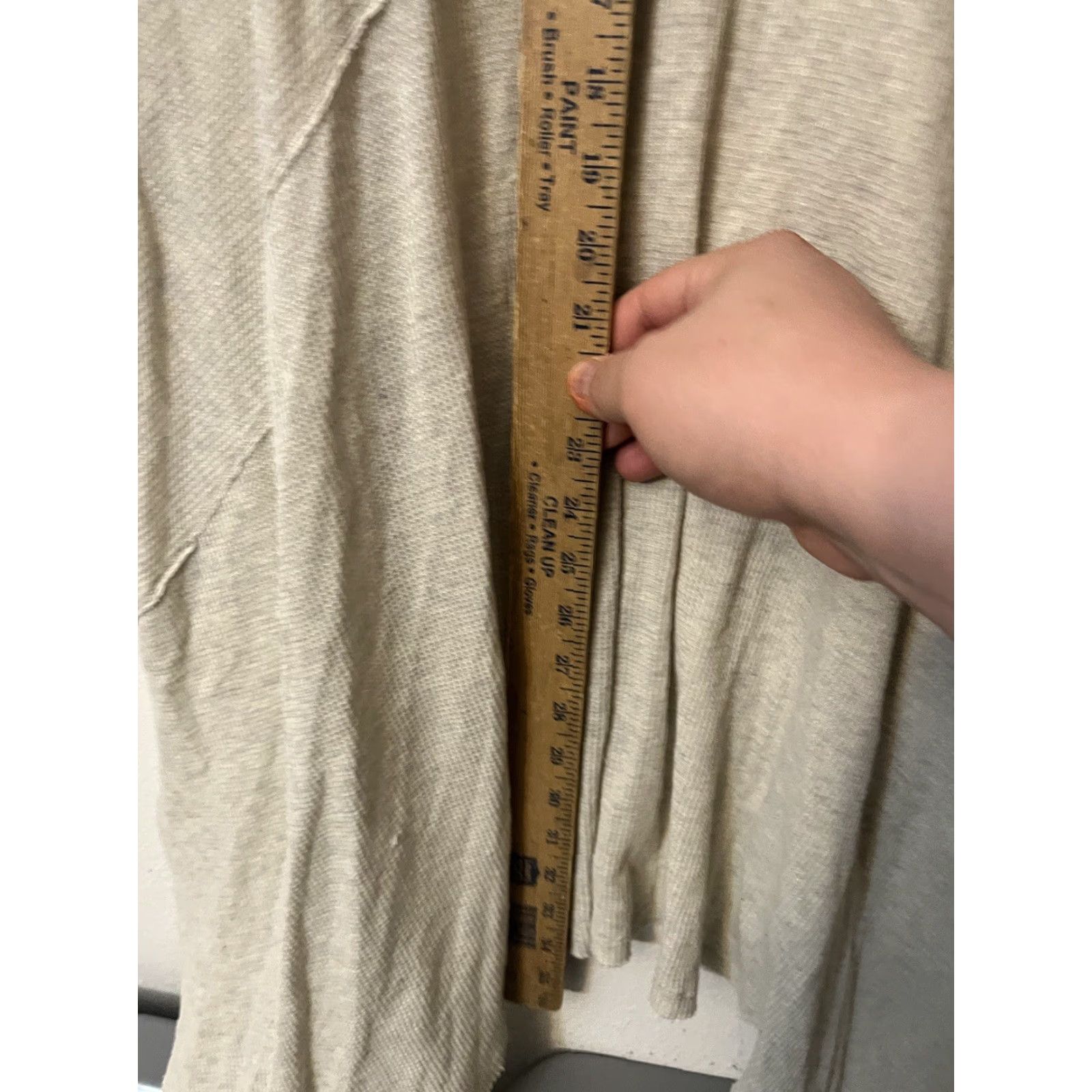 Free People We The Free Top Small Beige Coralline Thermal Waffle Knit Oversized Boho Beach Size S / US 4 / IT 40 - 4 Thumbnail