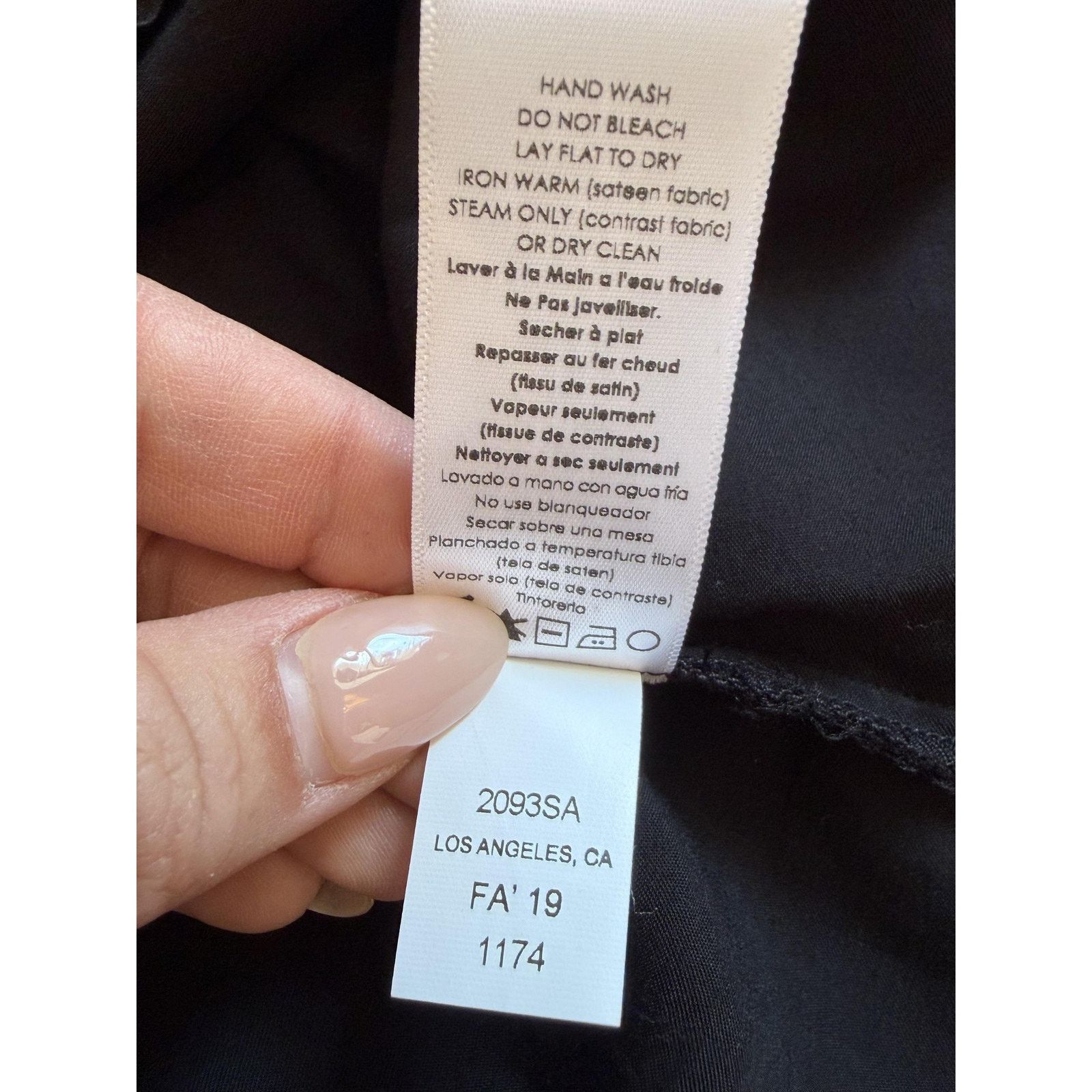 Nation LTD Nation LTD Shirt M Black Velvet Cap Sleeve Satin Size M / US 6-8 / IT 42-44 - 5 Thumbnail