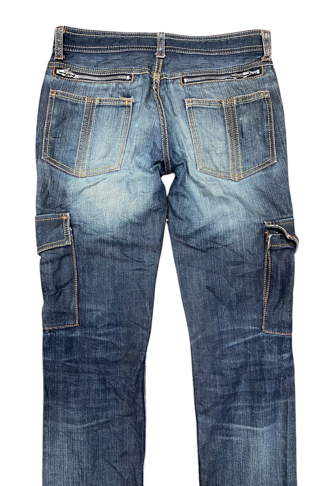 Japanese Brand Rare SCHLUSSEL Skinny Cargo Pant Size US 31 - 7 Thumbnail