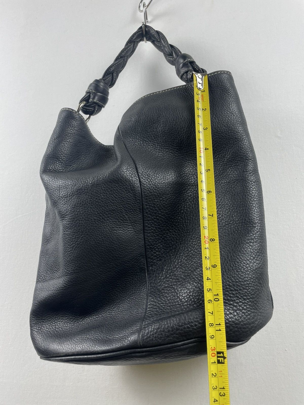 Polo Ralph Lauren Vintage Ralph Lauren Soft Black Leather Hobo Bag Size ONE SIZE - 11 Thumbnail
