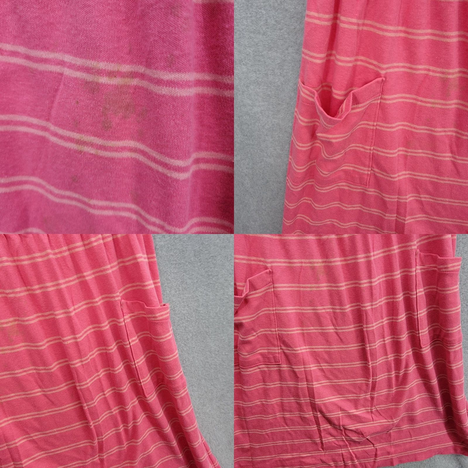 Vintage VINTAGE LL Bean shirt Womens XL Pink Striped Long Sleeve Crew Neck Size XL / US 12-14 / IT 48-50 - 8 Thumbnail