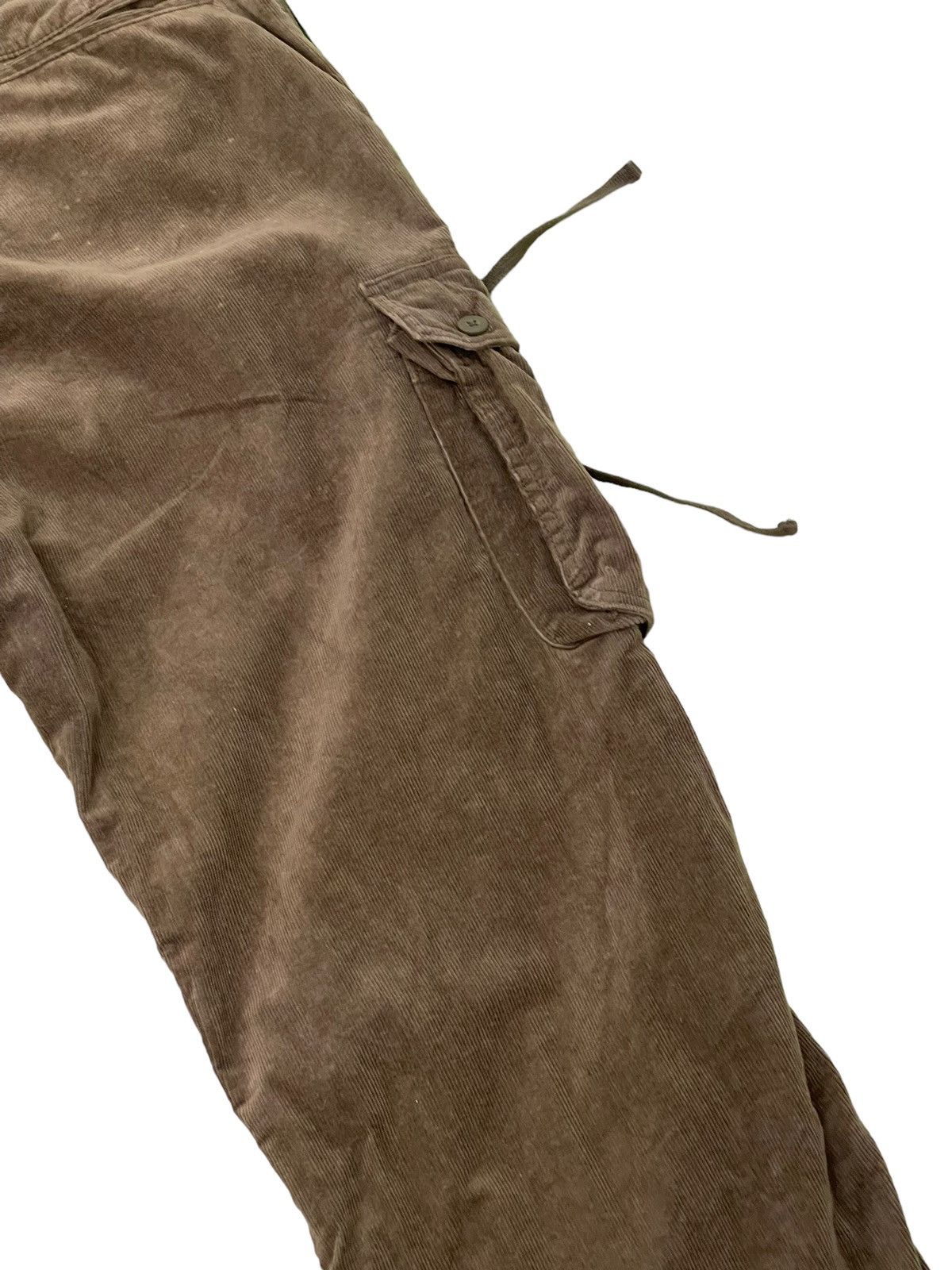 Japanese Brand Wide Cargo Sunny Cloud Corduroy Loose 6🟦8 Size US 31 - 16 Thumbnail