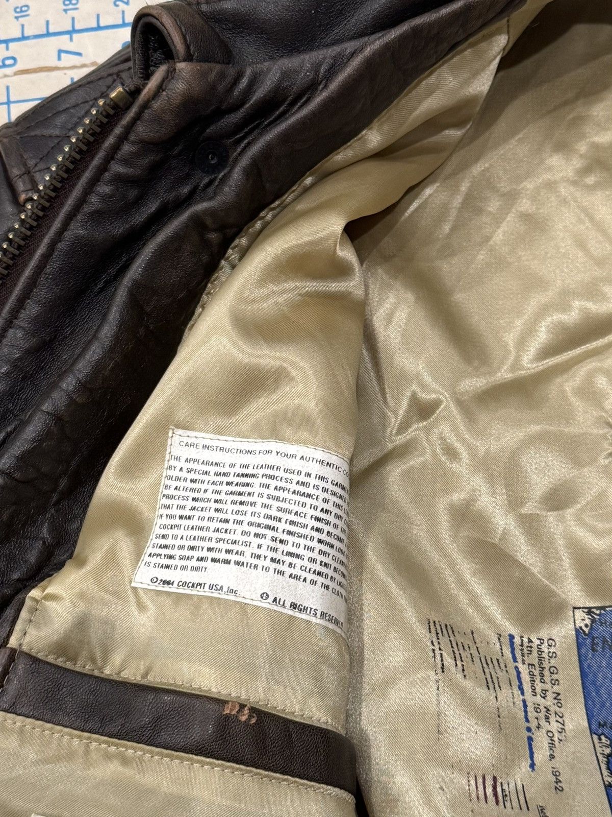 Cockpit USA The Cockpit Las Vegas Lady Type A-2 Leather Bomber Large Size US L / EU 52-54 / 3 - 19 Thumbnail