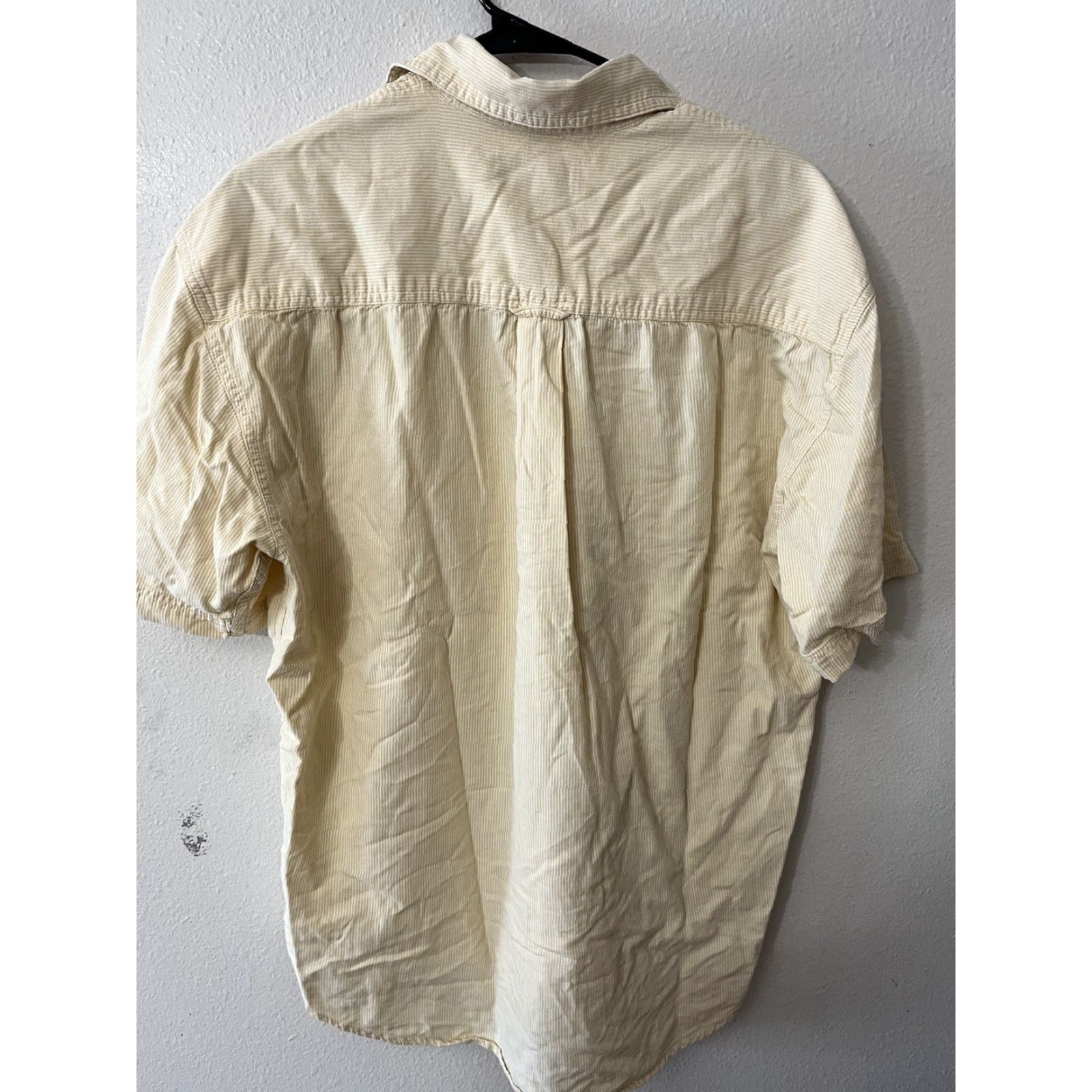 Vintage Wolverine Shirt Button-Up Short Sleeve Size L Yellow Striped Mens Size US L / EU 52-54 / 3 - 3 Thumbnail