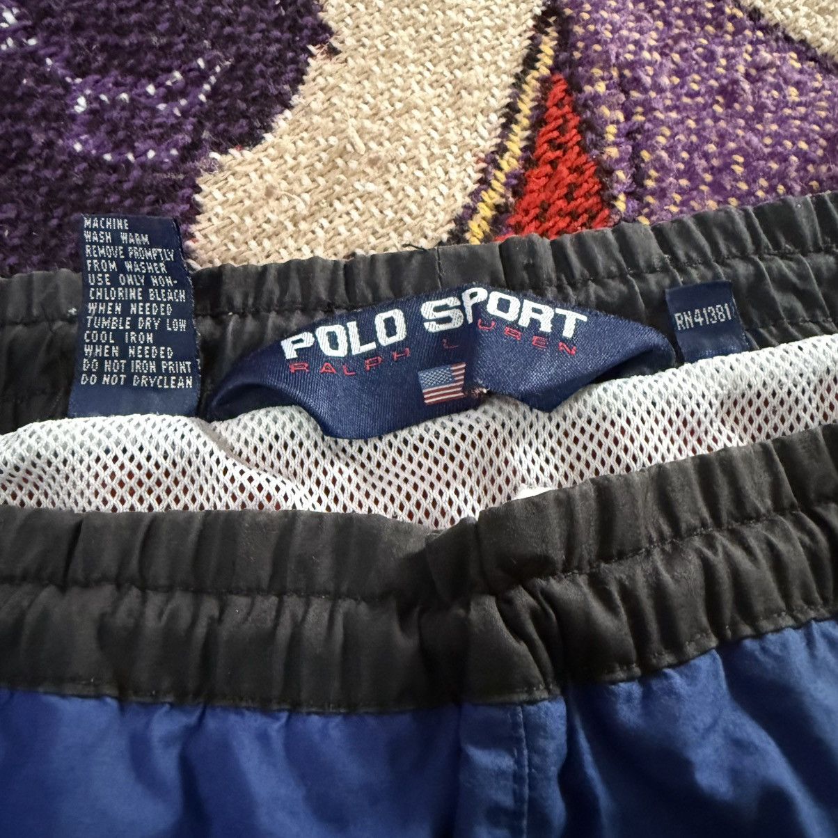 Polo Ralph Lauren VTG 90S POLO SPORT SHORT PANT Size US 38 / EU 54 - 5 Thumbnail