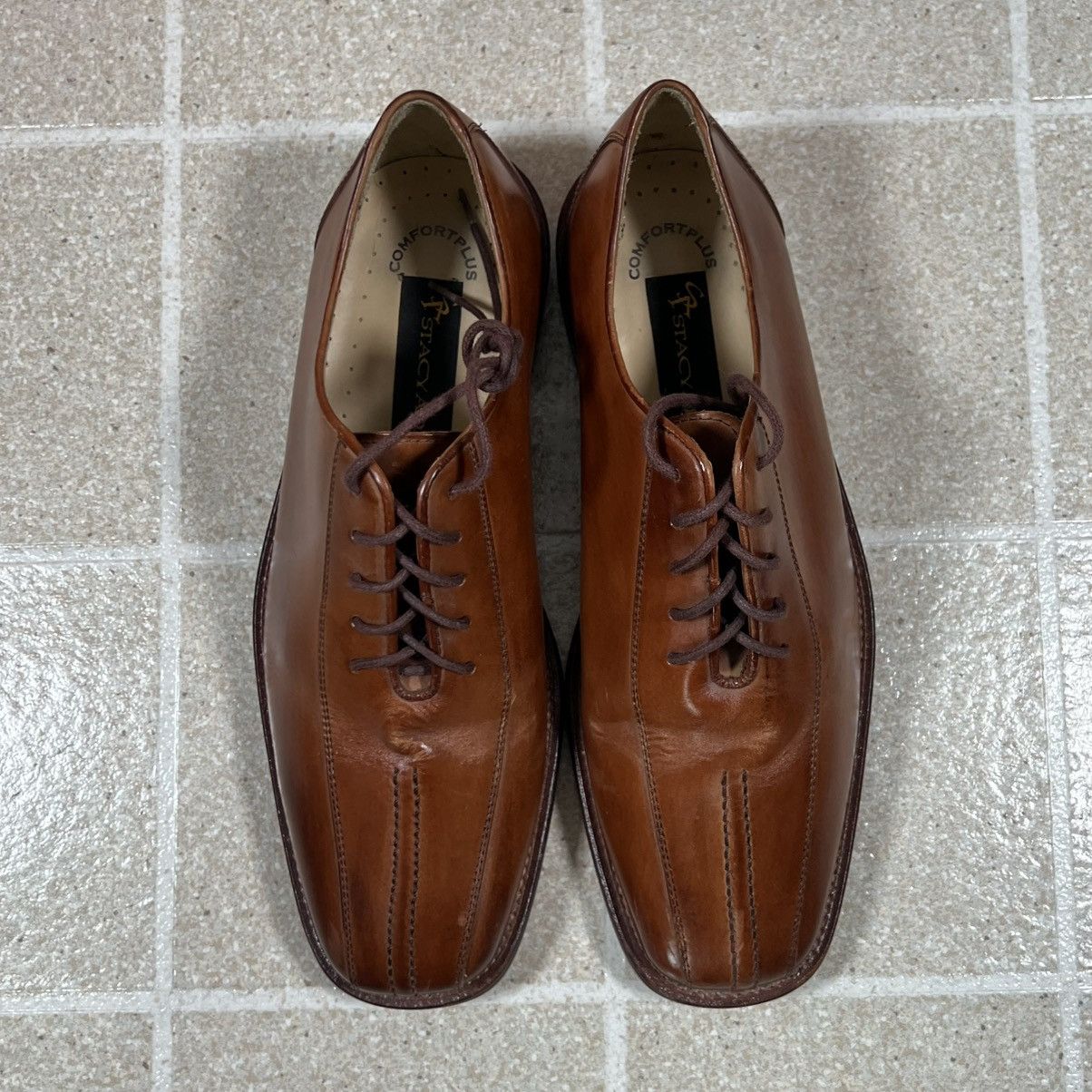 Stacy Adams × Vintage Stacy Adams Men's Brown Leather Oxford Size 8 Dress Shoe Size US 8 / EU 41 - 2 Thumbnail