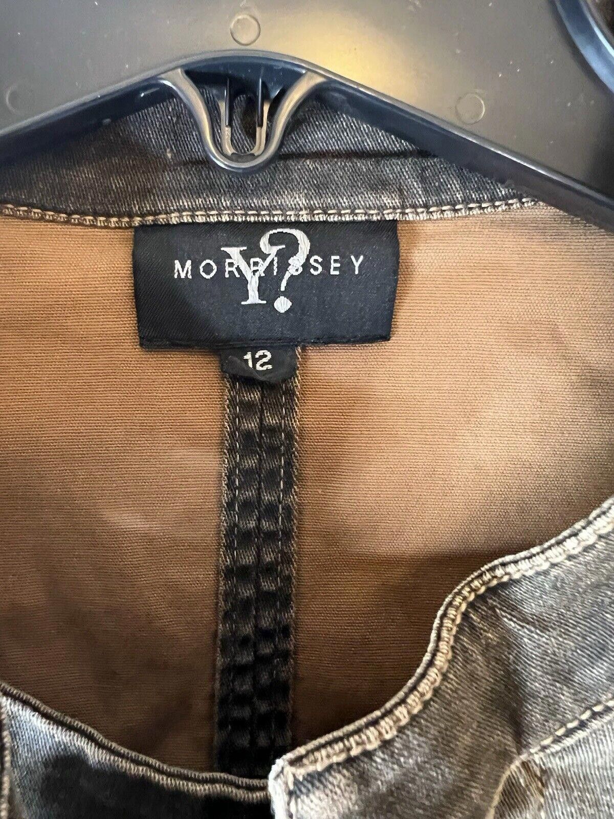 Designer MORRISSEY WOMANS Brown DENIMJACKET 12 Size XL / US 12-14 / IT 48-50 - 3 Thumbnail
