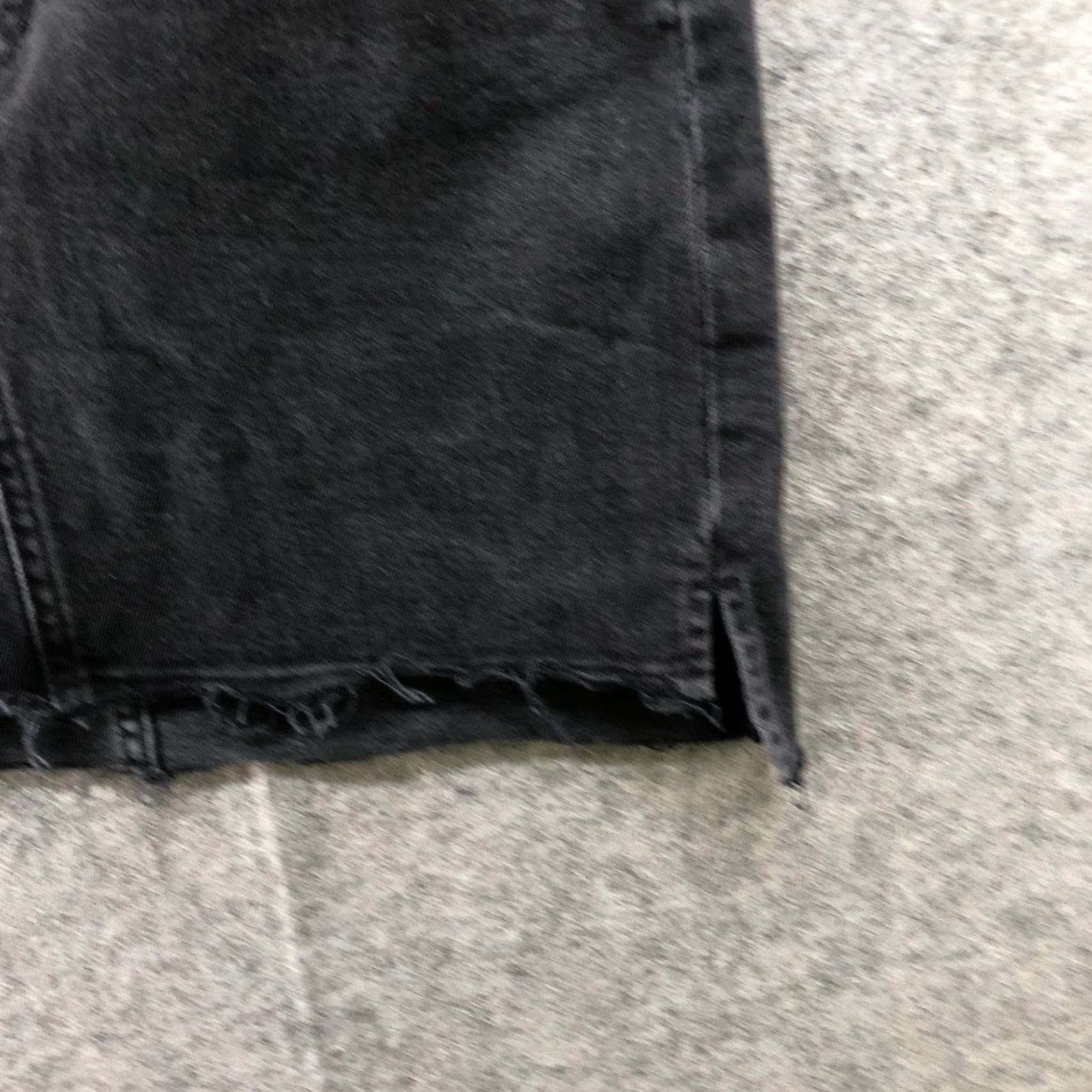 Madewell Madewell Denim Mini Skirt Black 25 High Rise Pockets Casual Womens 25 Clothing Shorts Skirt Size 42" / US 20 - 3 Thumbnail