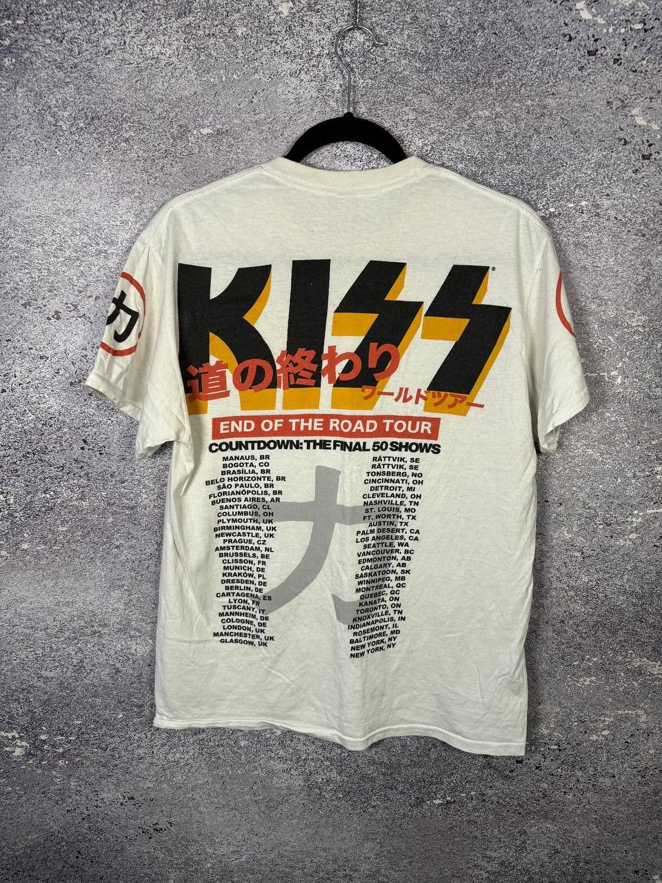 Band Tees KISS End Of The Road Tour T-Shirt Countdown Final Concert Size US S / EU 44-46 / 1 - 2 Thumbnail