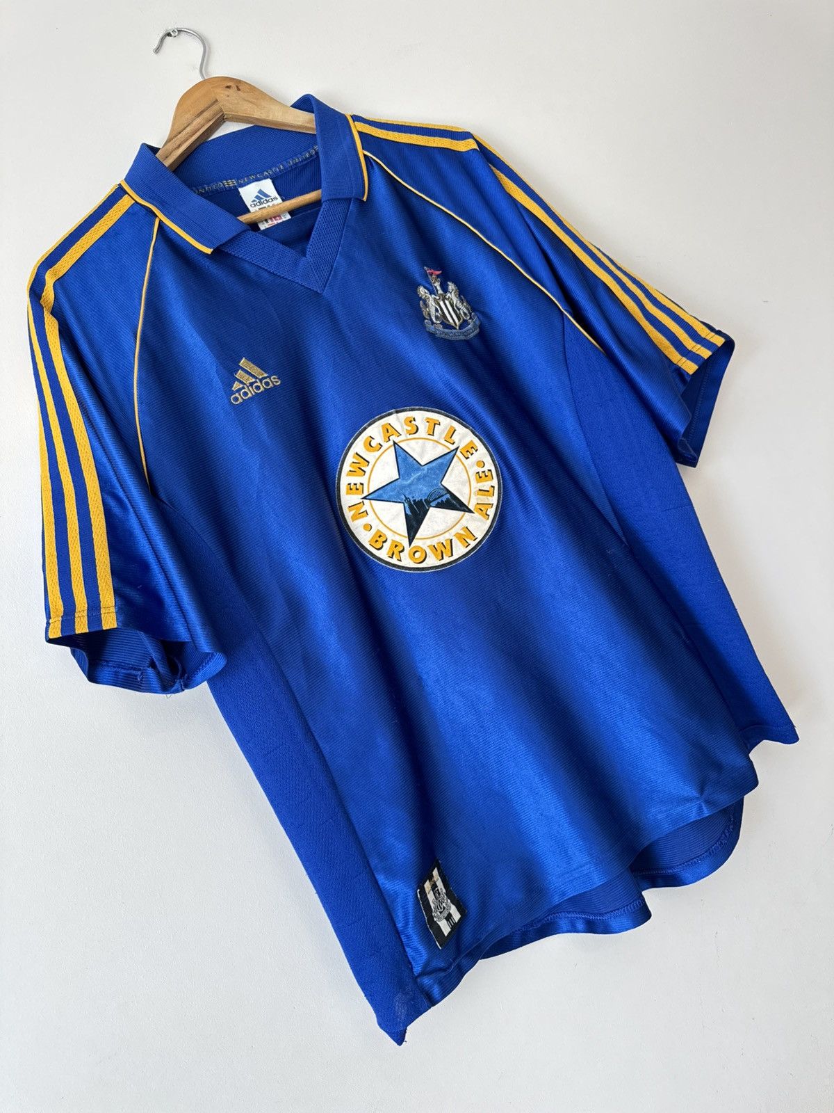 Adidas Vintage Newcastle United 1998-1999 Away Soccer Jersey Shirt Size US XL / EU 56 / 4 - 4 Thumbnail