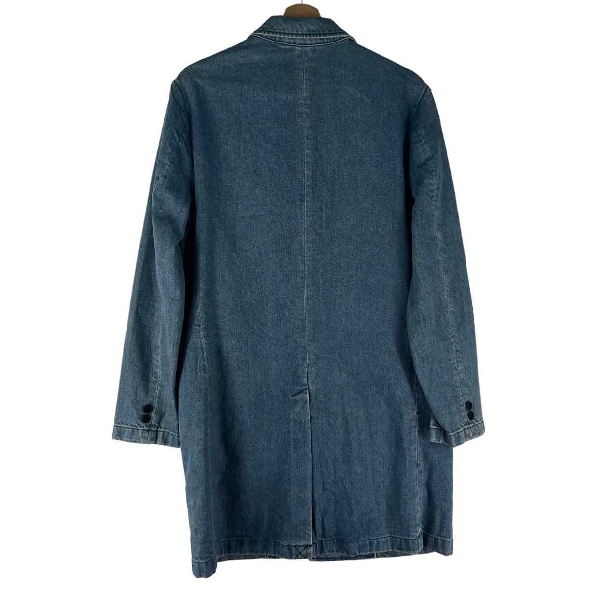 Japanese Brand 🔥Vintage Denim Double Breast Jacket Zaraman Issey Miyake Size US M / EU 48-50 / 2 - 6 Thumbnail
