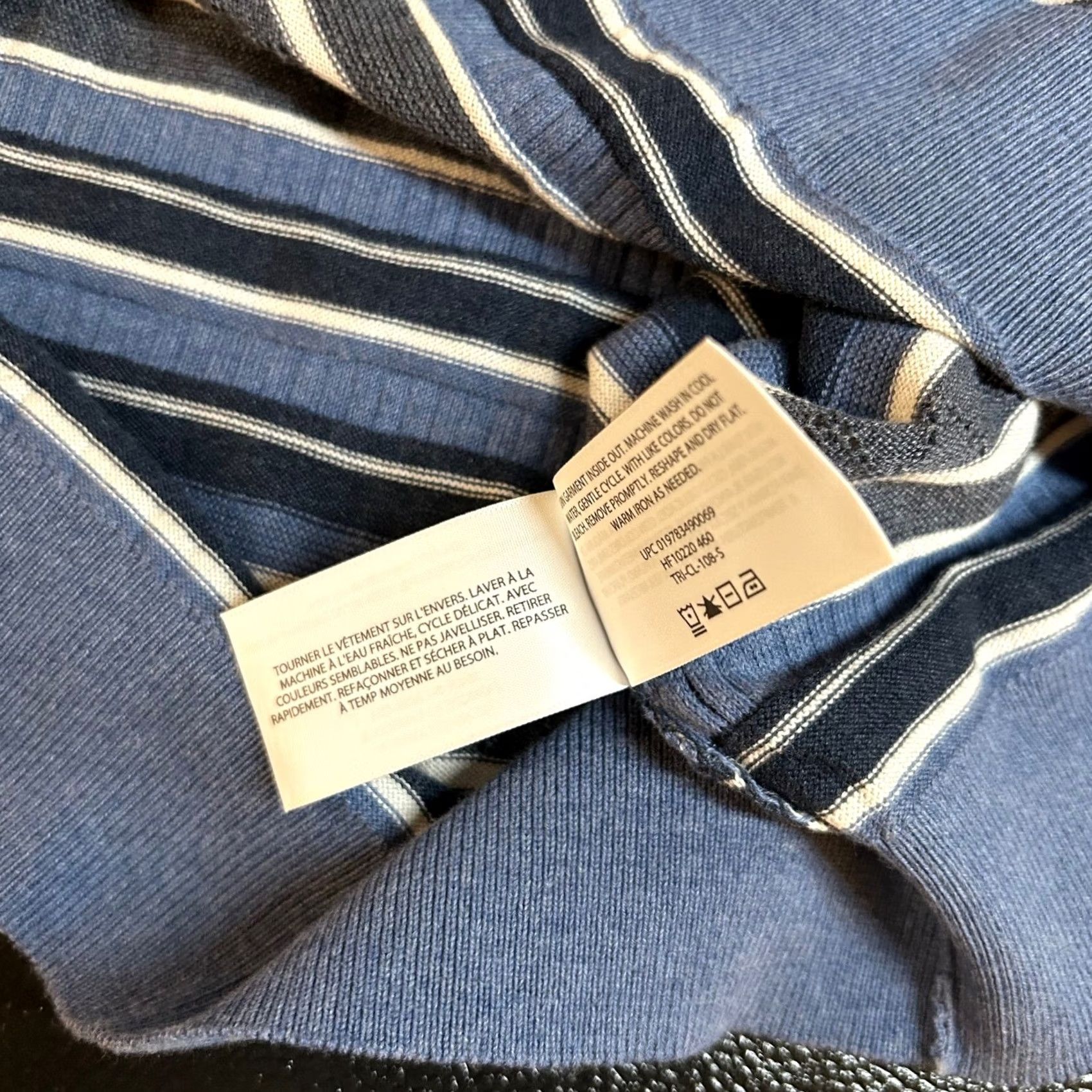 Haggar Haggar Striped Sweater Crew Neck Pullover Lightweight Chambray Blue Mens XXL NWT Size US XXL / EU 58 / 5 - 6 Thumbnail