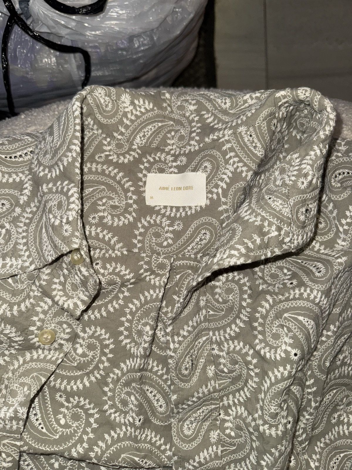 Aime Leon Dore Aime Leon Dore Paisley Long Sleeve Button Up Size US M / EU 48-50 / 2 - 2 Thumbnail