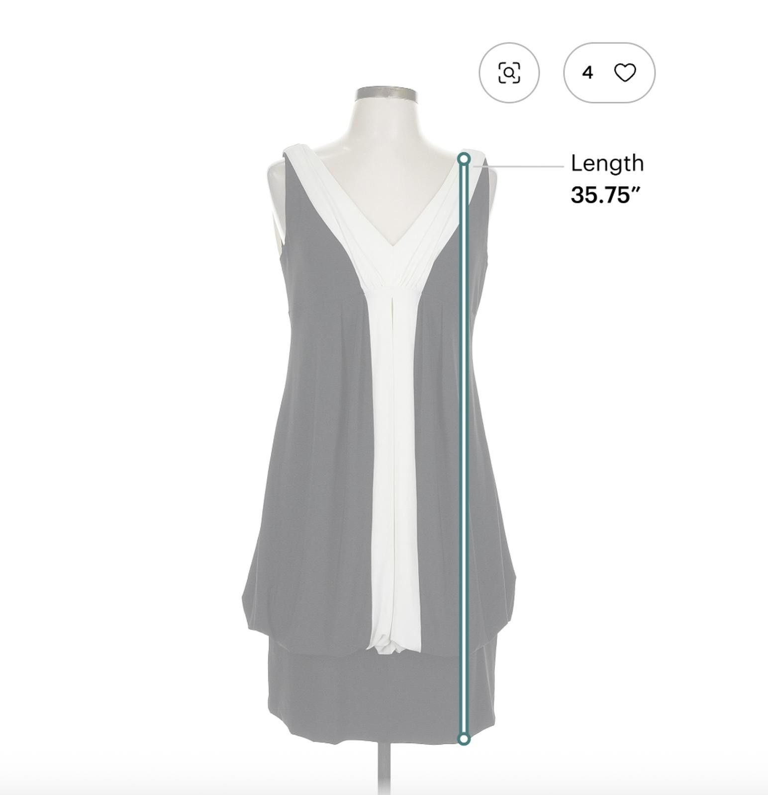 Other Eliza J Size 12 Casual Sleeveless Dress with V-Neckline Size XL / US 12-14 / IT 48-50 - 4 Thumbnail