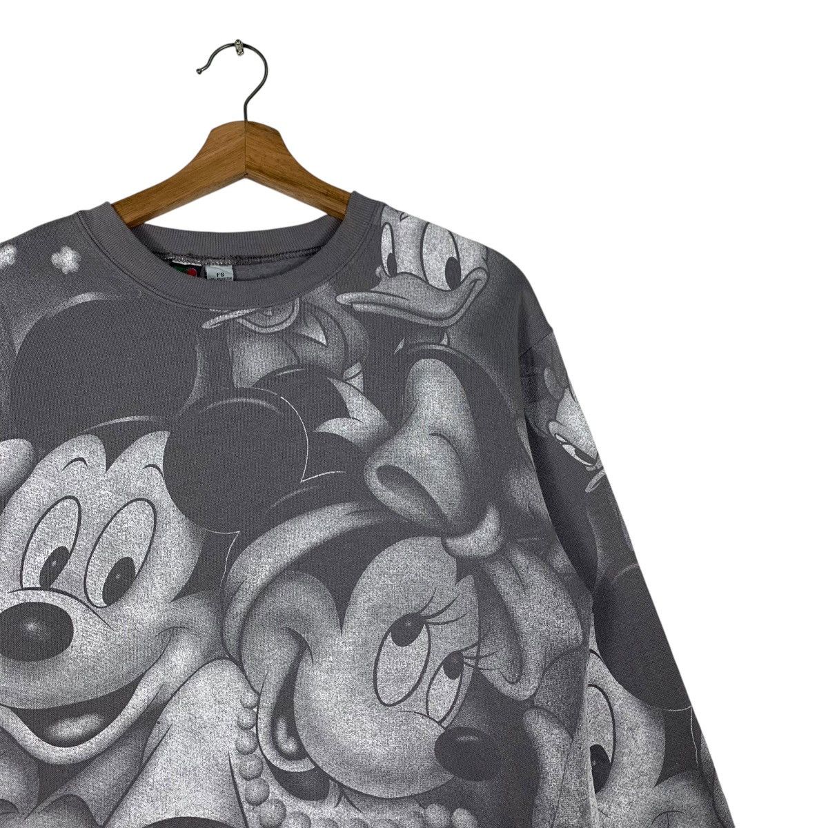 Disney MICKEY MOUSE All Over Print Graphic Sweater #1203-C55 Size US S / EU 44-46 / 1 - 5 Thumbnail