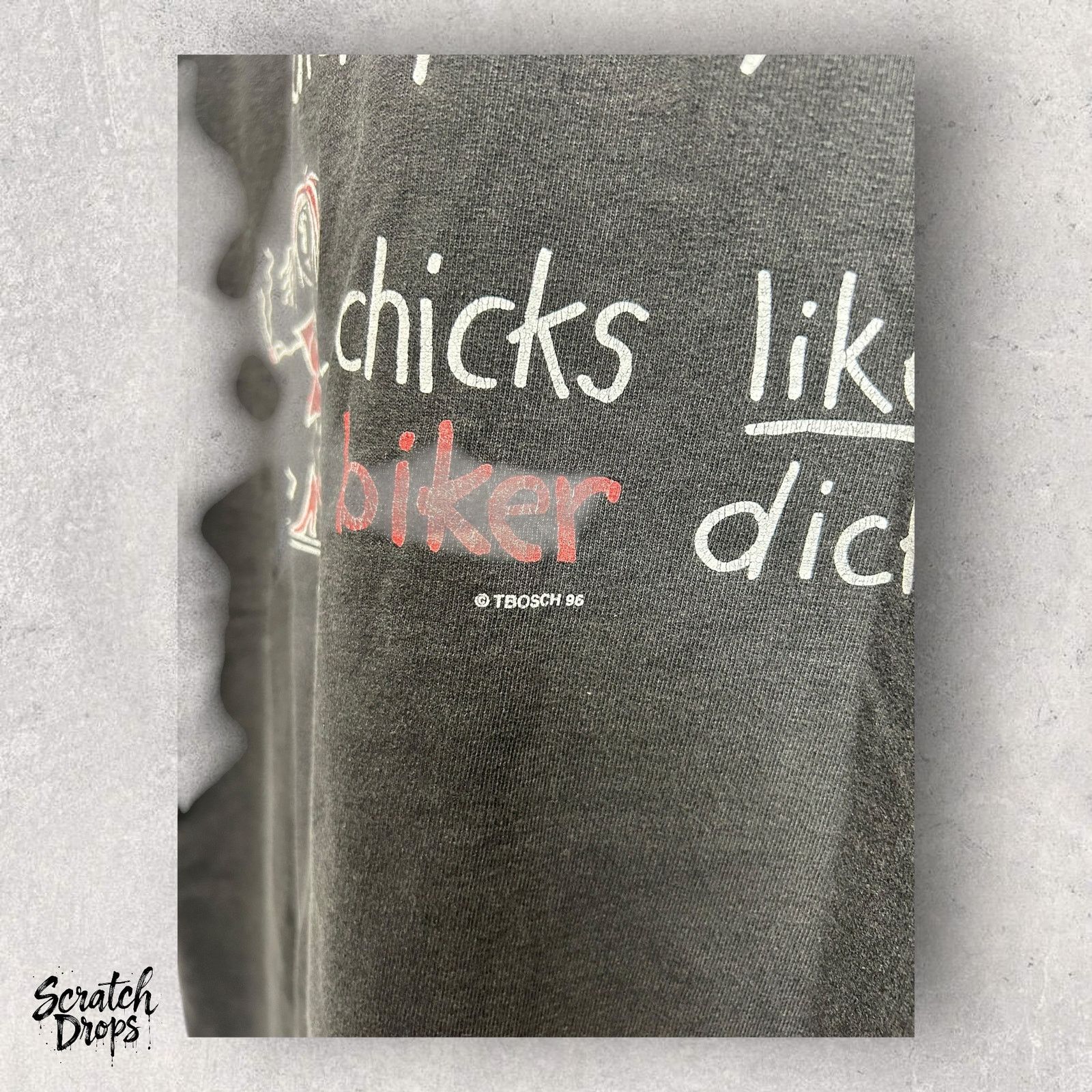 Other Vintage 1996 Biker T-Shirt Large Black Motorcycle Graphic Size US L / EU 52-54 / 3 - 2 Thumbnail