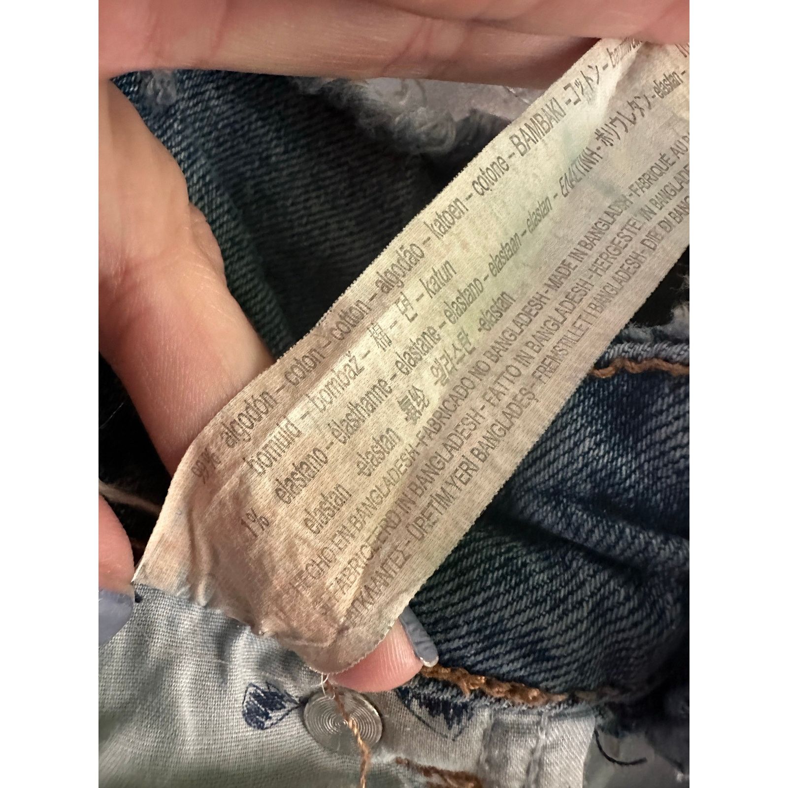 Zara ZARA Trafaluc Denimwear Fringe Distressed Shorts Size 4 Size 27" / US 4 / IT 40 - 4 Thumbnail