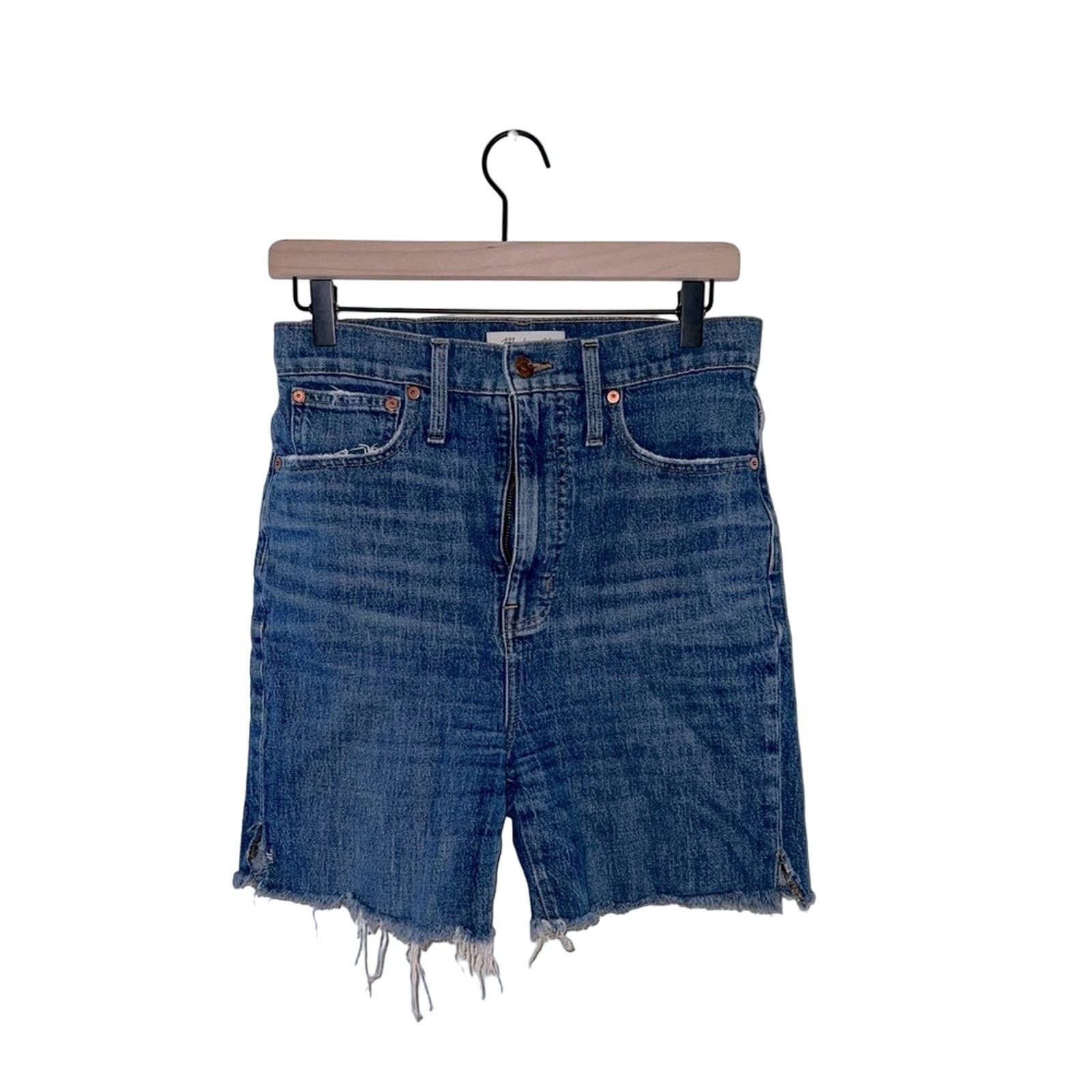 Madewell MADEWELL mom jean raw hem shorts 27 Size 27" / US 4 / IT 40 - 1 Thumbnail