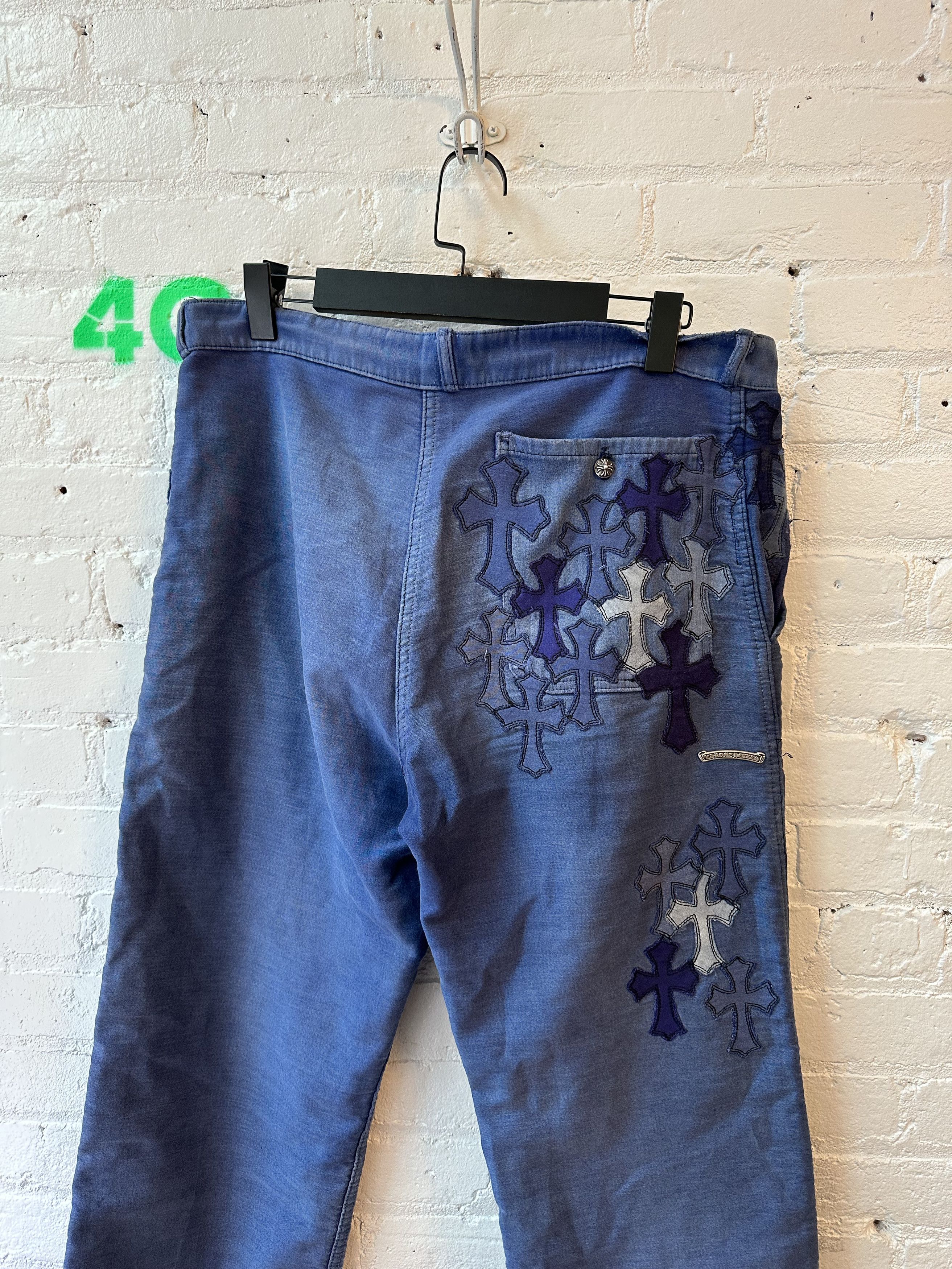 Chrome Hearts Chrome Hearts Made in France Cross Jeans 4G SELLER Size US 33 - 1 Thumbnail
