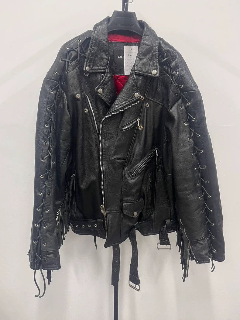 Balenciaga Balenciaga 22SS Red Carpet Seasonal Fringed Buffalo Leather Size US S / EU 44-46 / 1 - 1 Thumbnail