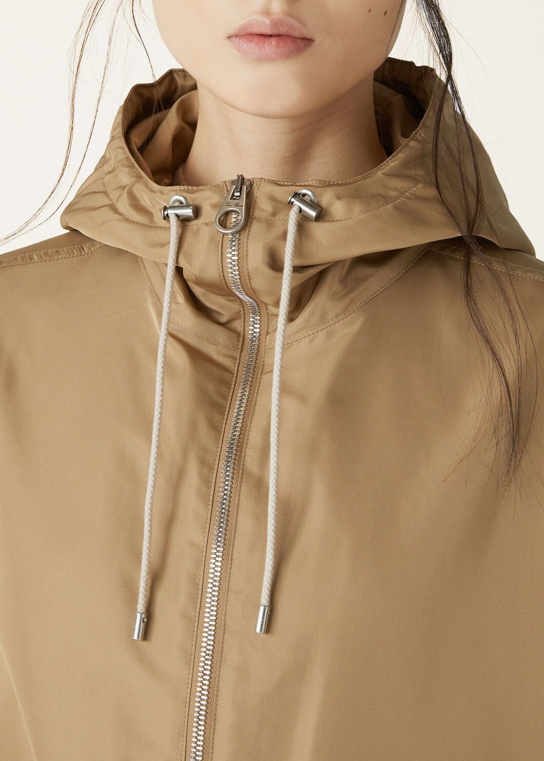 Loro Piana o1srvl11e0825 FAO6128 Brussel Blouson Jacket in Beige Size XS / US 0-2 / IT 36-38 - 3 Thumbnail