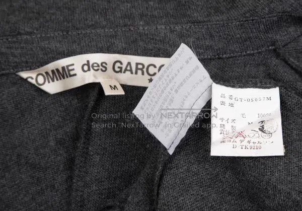 Other Comme Des Garcons Navy collar asymmetric coat Size M / US 6-8 / IT 42-44 - 7 Thumbnail