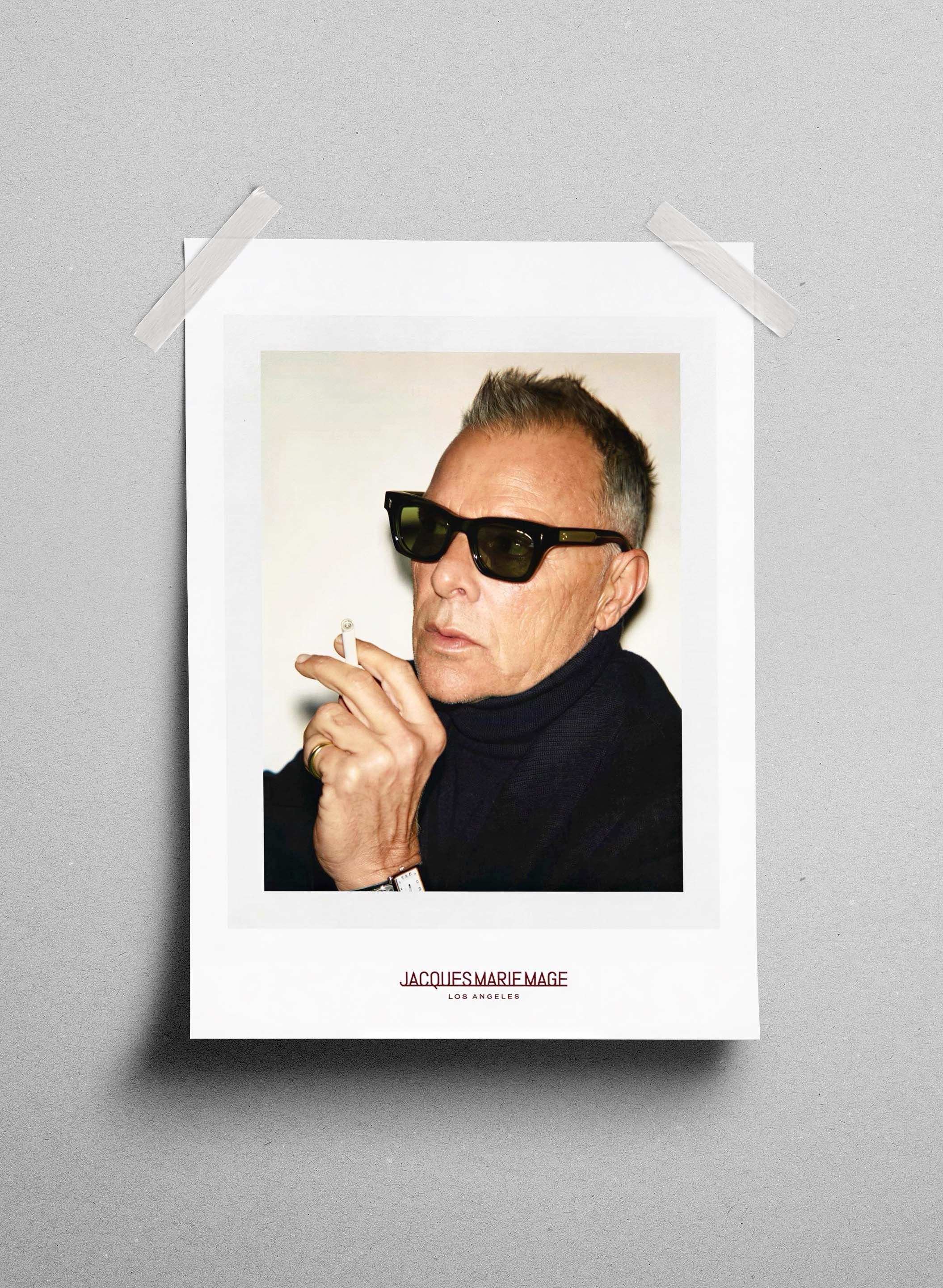 Jacques Marie Mage Jacques Marie Mage Sunglasses Poster Magazine Vintage Book Size ONE SIZE - 2 Thumbnail