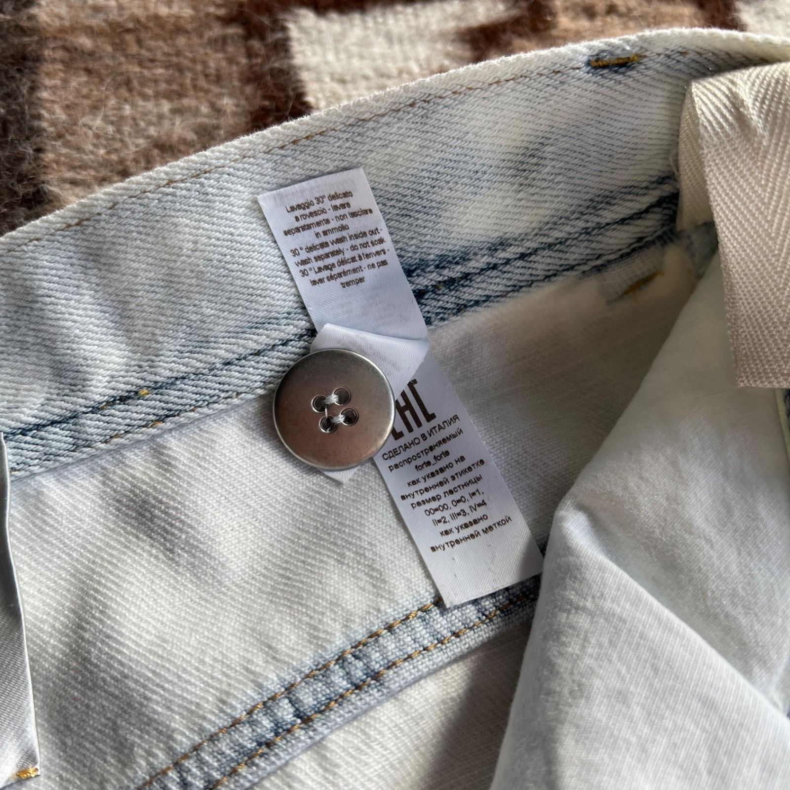 forte_forte Forte Forte Denim Set Jacket Wide Leg Pants Indigo Patch Wom Size L / US 10 / IT 46 - 10 Thumbnail