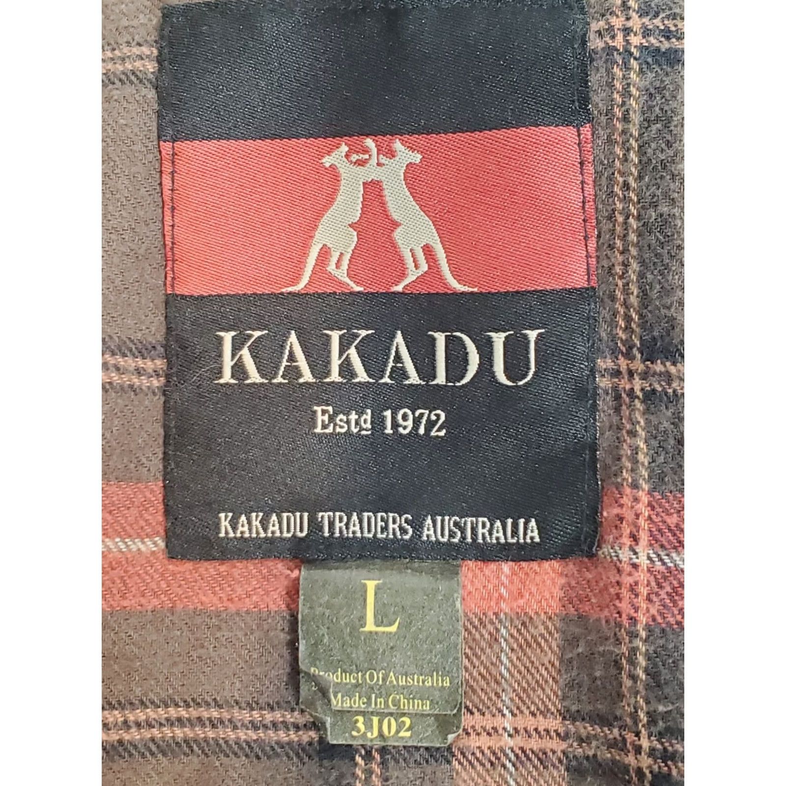 Vintage Kakadu Traders Australia Pilbara Jacket in Mustard Canvas with Brown Leather Collar 3J02 Men's L Jacket Size US L / EU 52-54 / 3 - 6 Thumbnail