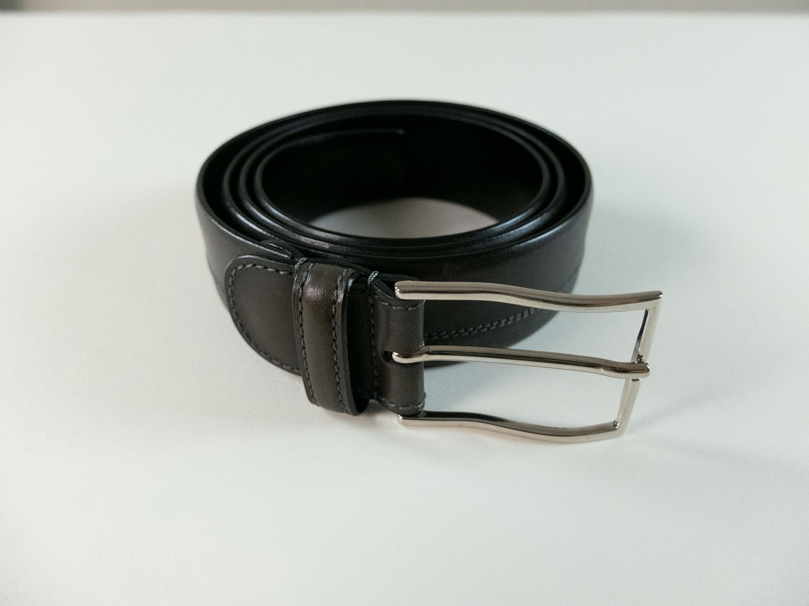 Barrett BARRETT brown leather belt 100 - fits size 38 waist best Size 38 - 1 Thumbnail