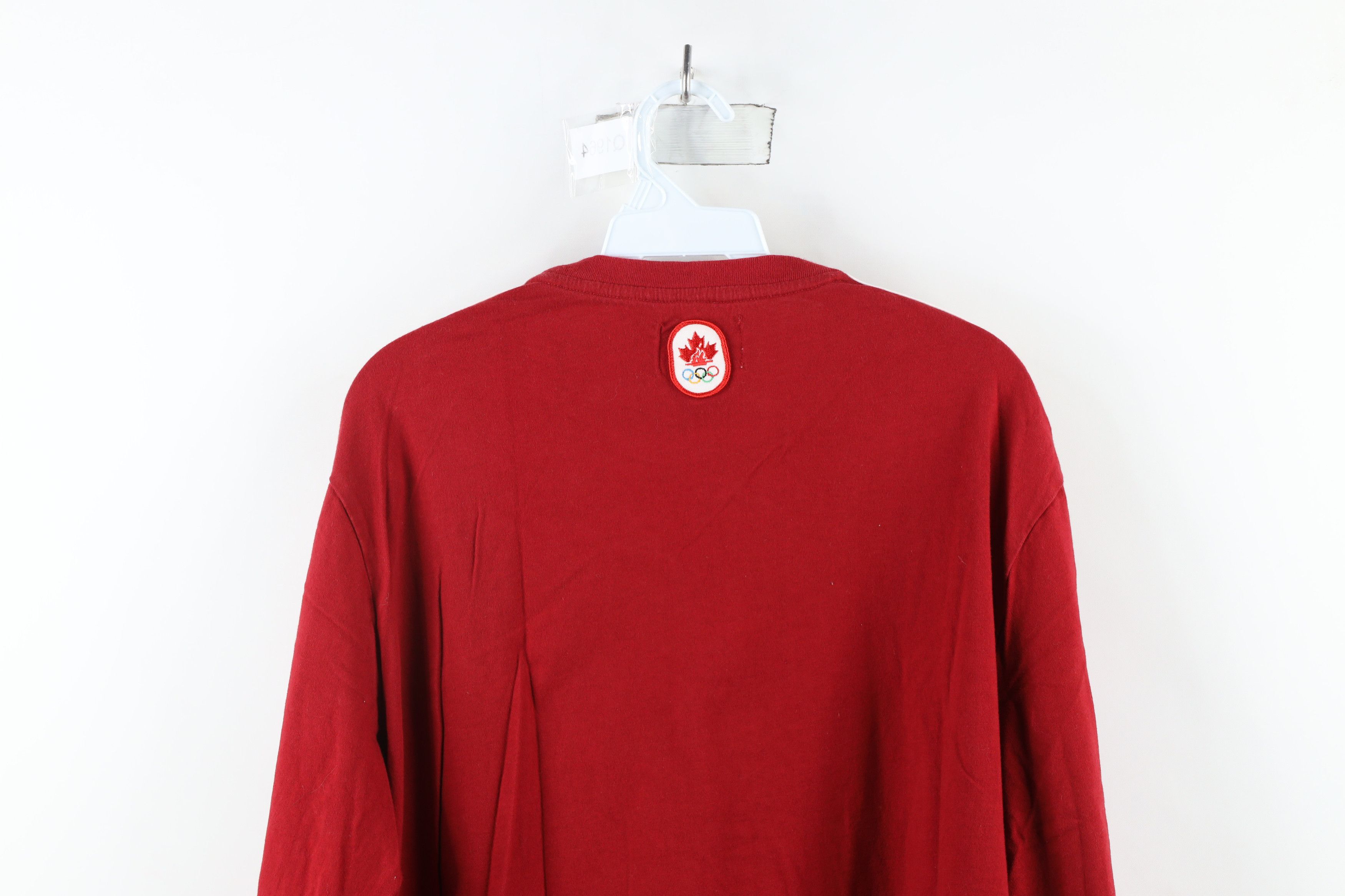 Hudson × Vintage Hudsons Bay Co Team Canada Olympics Long Sleeve T-Shirt Size US L / EU 52-54 / 3 - 14 Thumbnail