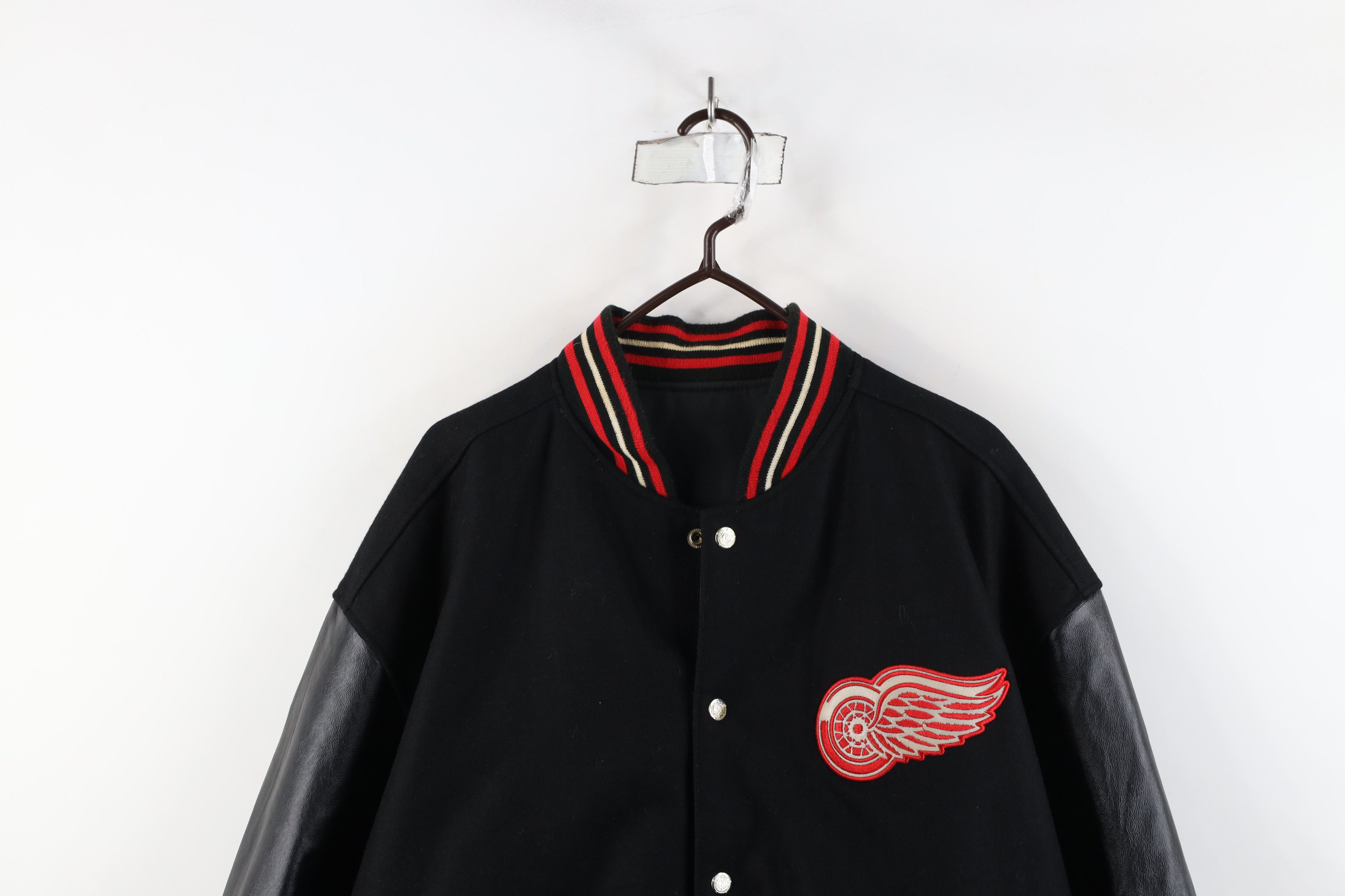 Vintage Vintage 90s Reversible Hockey Wool Leather Varsity Jacket Size US XL / EU 56 / 4 - 2 Thumbnail