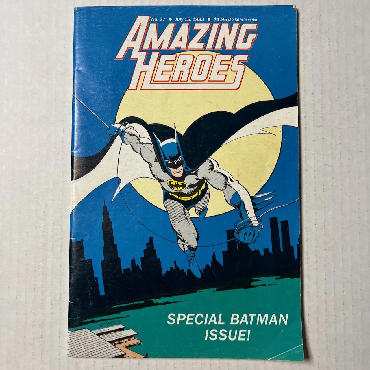 DC Comics VTG Comic Amazing Heroes #27 - Special Batman Issue 1983 Size ONE SIZE - 1 Thumbnail