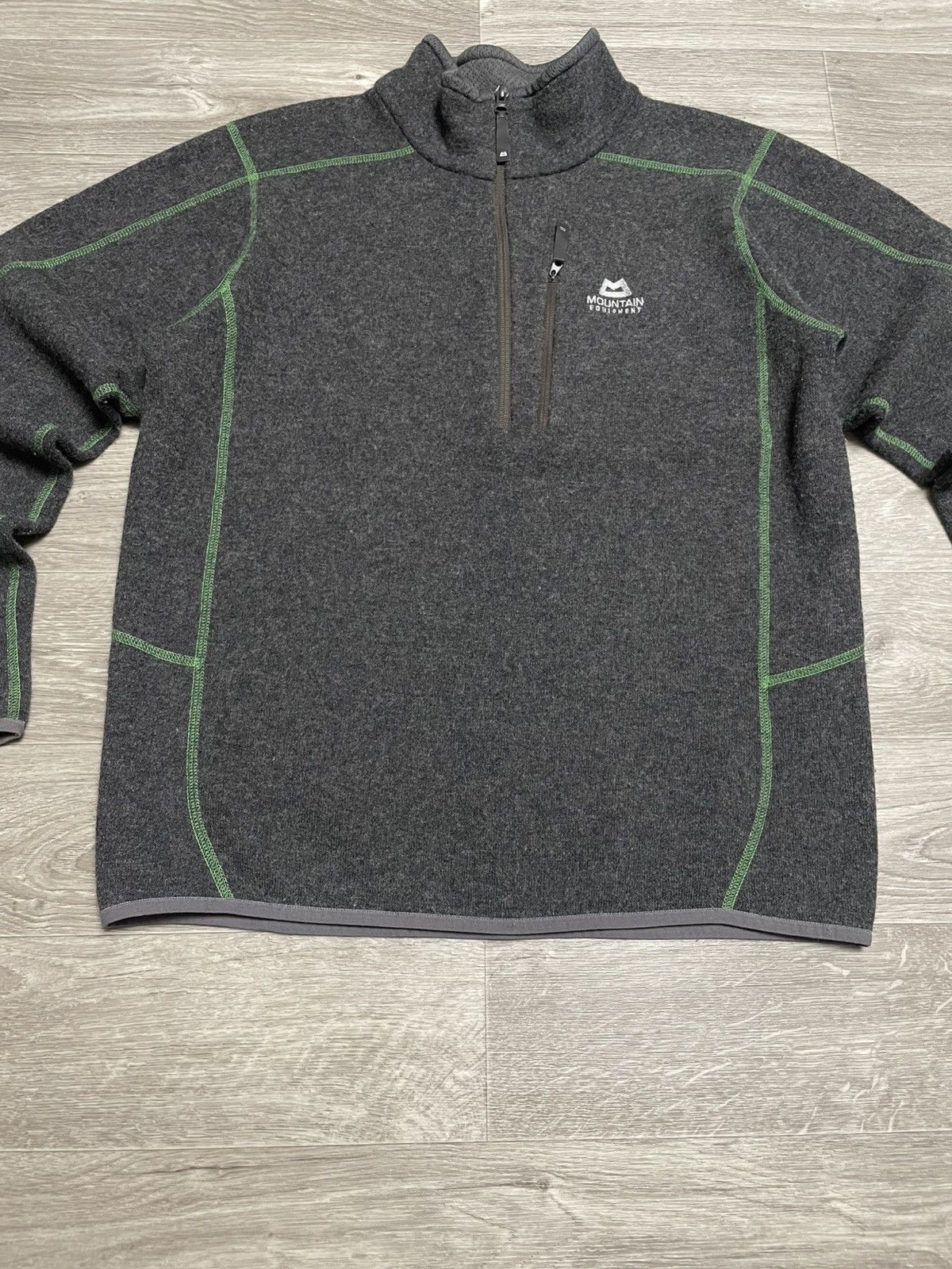 Mountain Equipment Vintage Mountain Equipment Men's Chamonix Half Zip Sweater Size US L / EU 52-54 / 3 - 3 Thumbnail