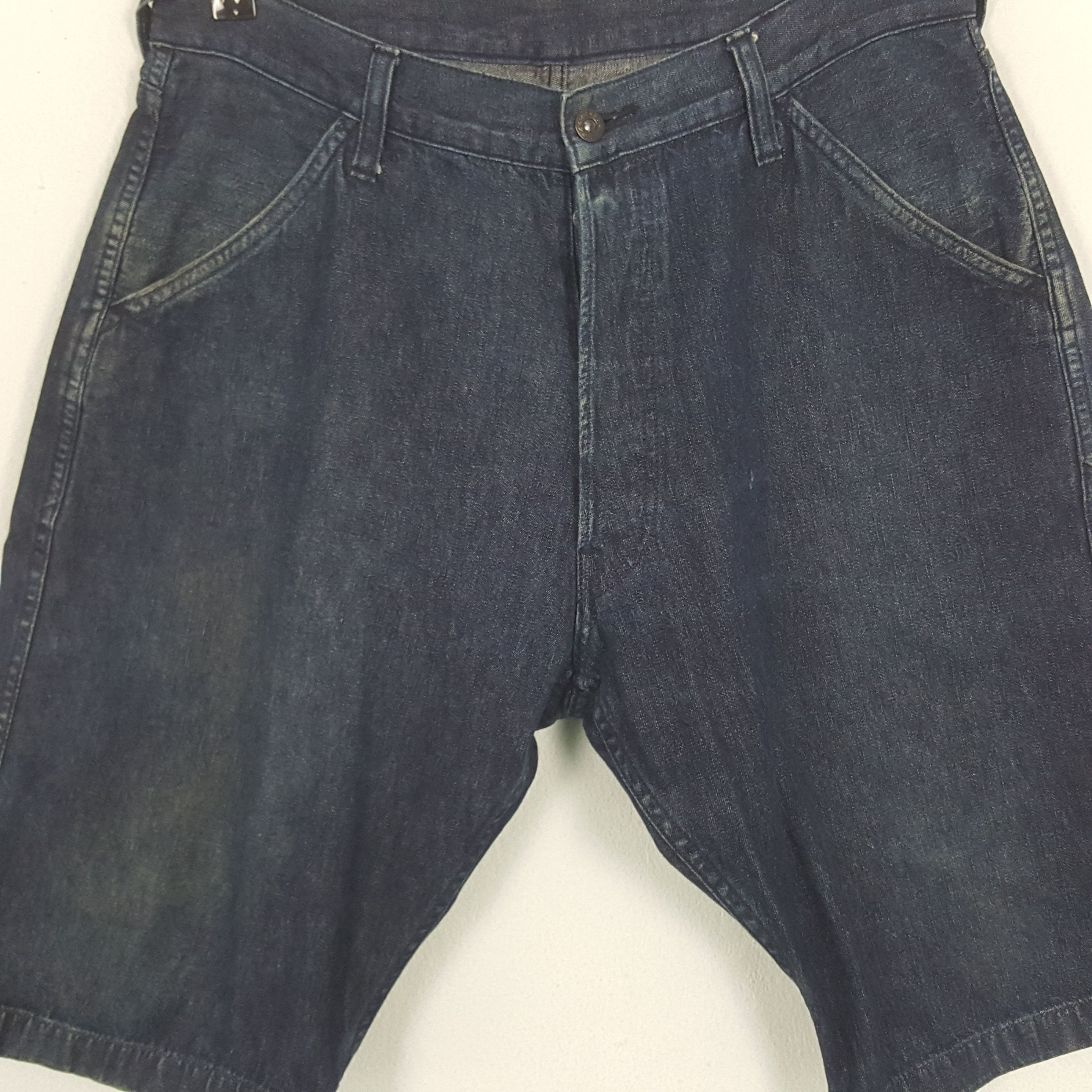 Evisu × Japanese Brand Vintage Evisu Yamane Custom Daicock Short Denim Jeans Size US 32 / EU 48 - 4 Thumbnail