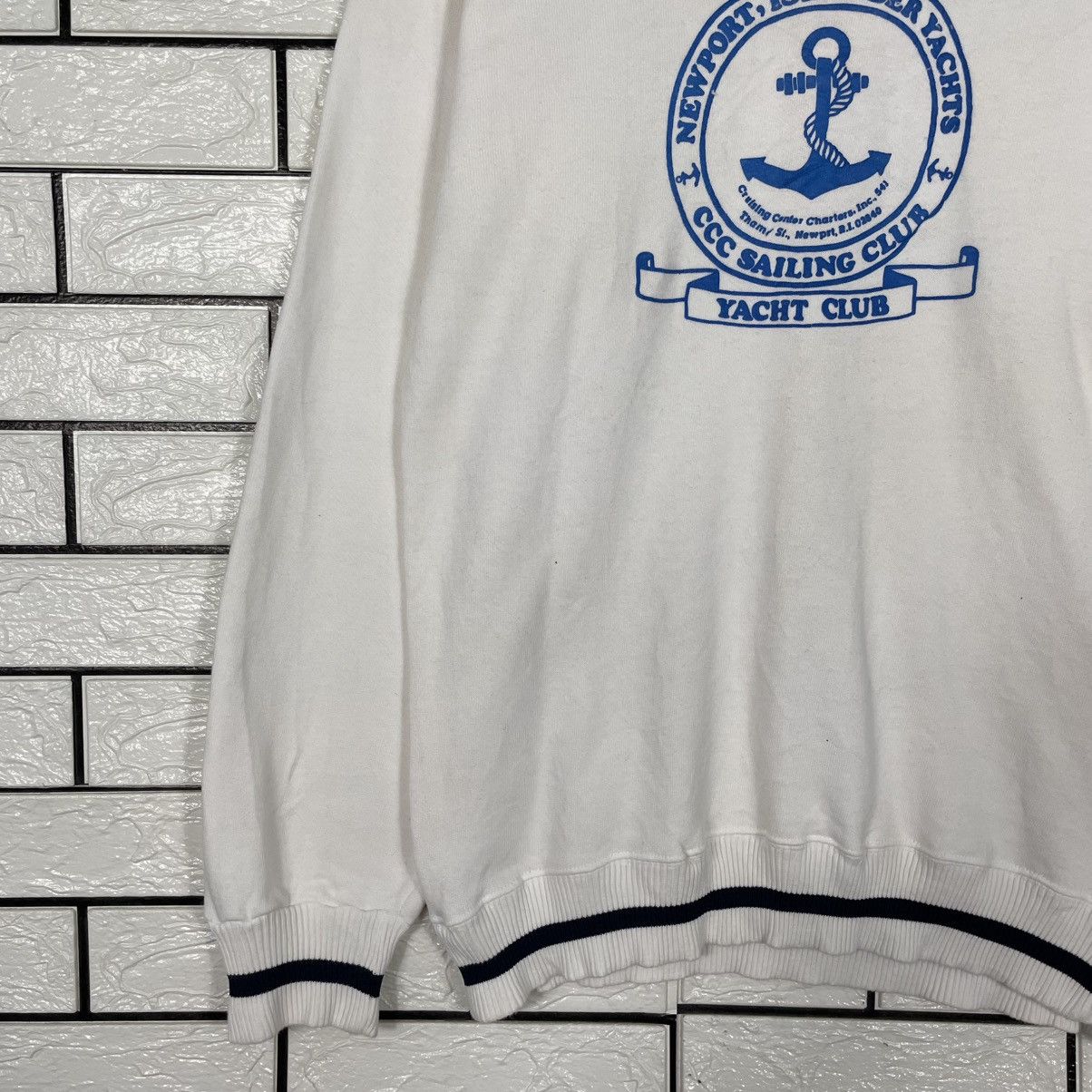 Japanese Brand Newport Yatch Club Crewneck Sweatshirt Size US S / EU 44-46 / 1 - 3 Thumbnail