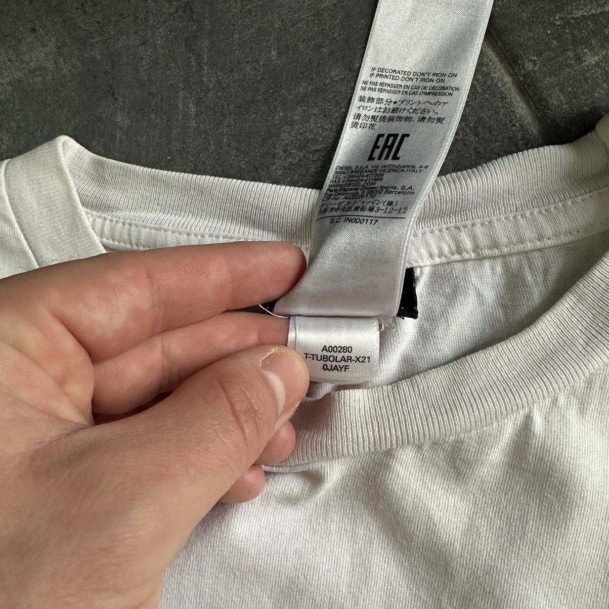 Diesel × Vintage Vintage Diesel T-shirts The Sum Off All Yesterday Y2K 00s Size US L / EU 52-54 / 3 - 9 Thumbnail