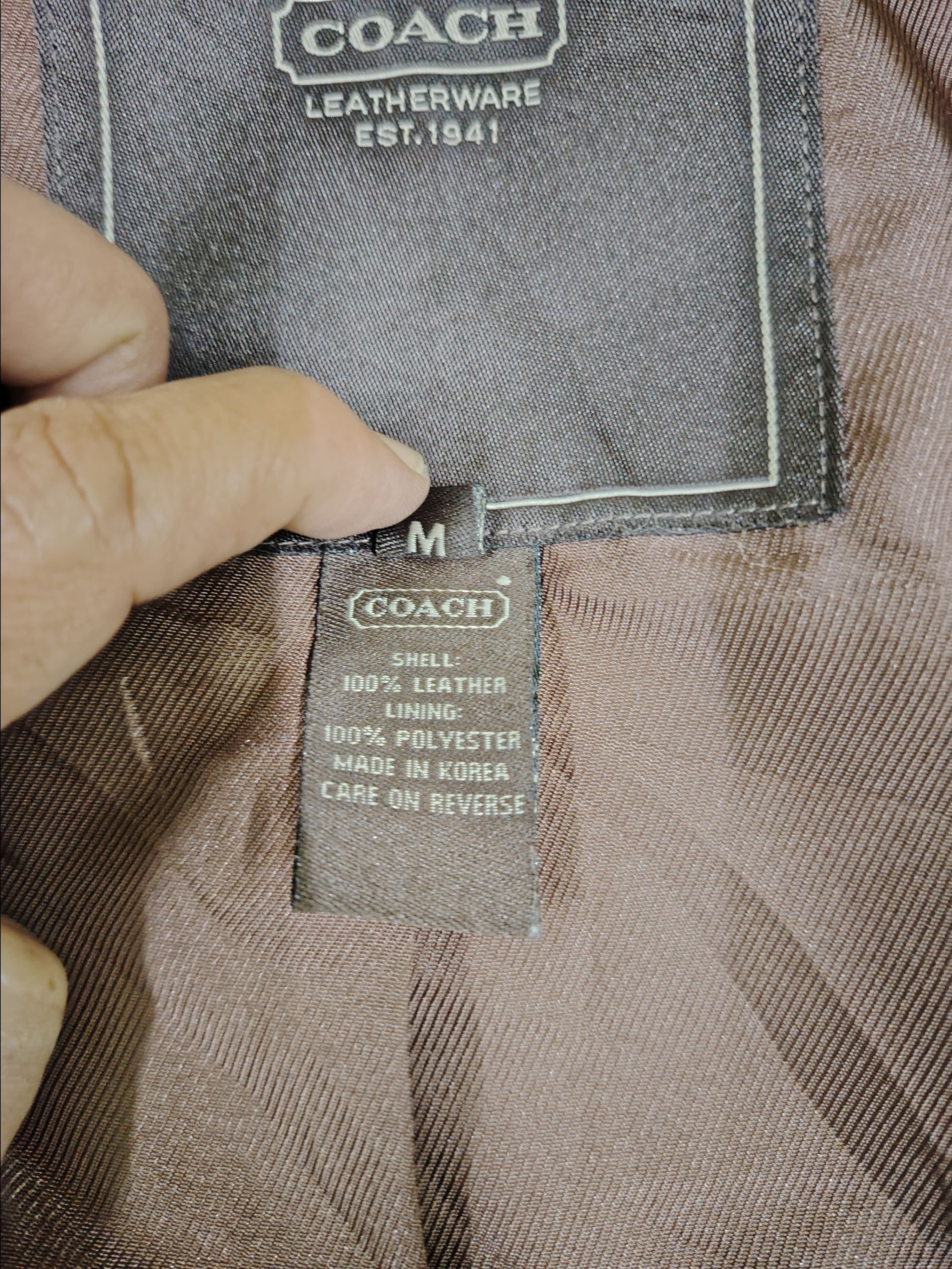 Coach Coach Suede Leather Button Up Jacket Size M / US 6-8 / IT 42-44 - 12 Thumbnail