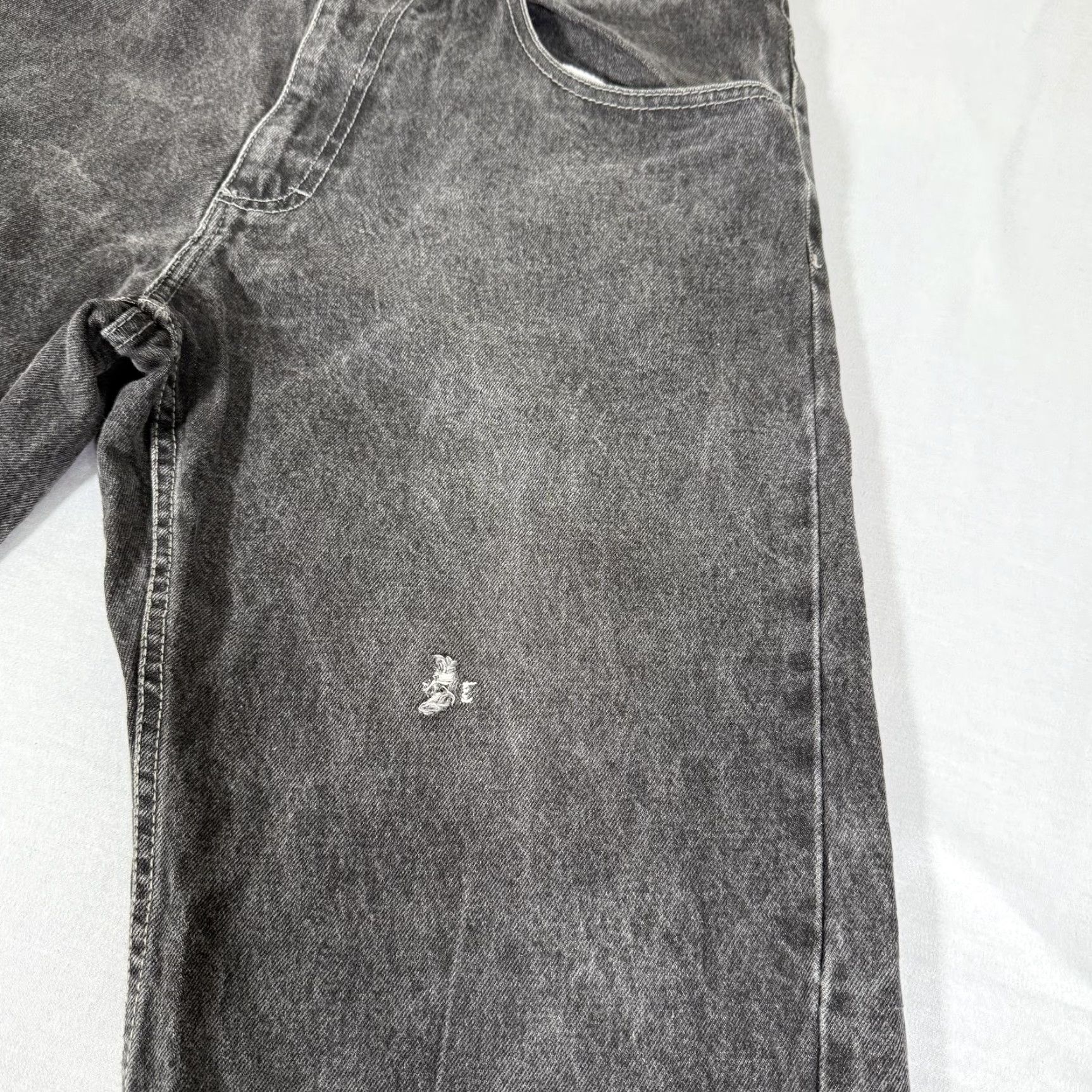 Southpole VINTAGE Southpole Jeans Mens 36x29 Black Baggy Loose Denim Pants Charcoal Wash Y2K 90s Hip Hop Size US 36 / EU 52 - 3 Thumbnail