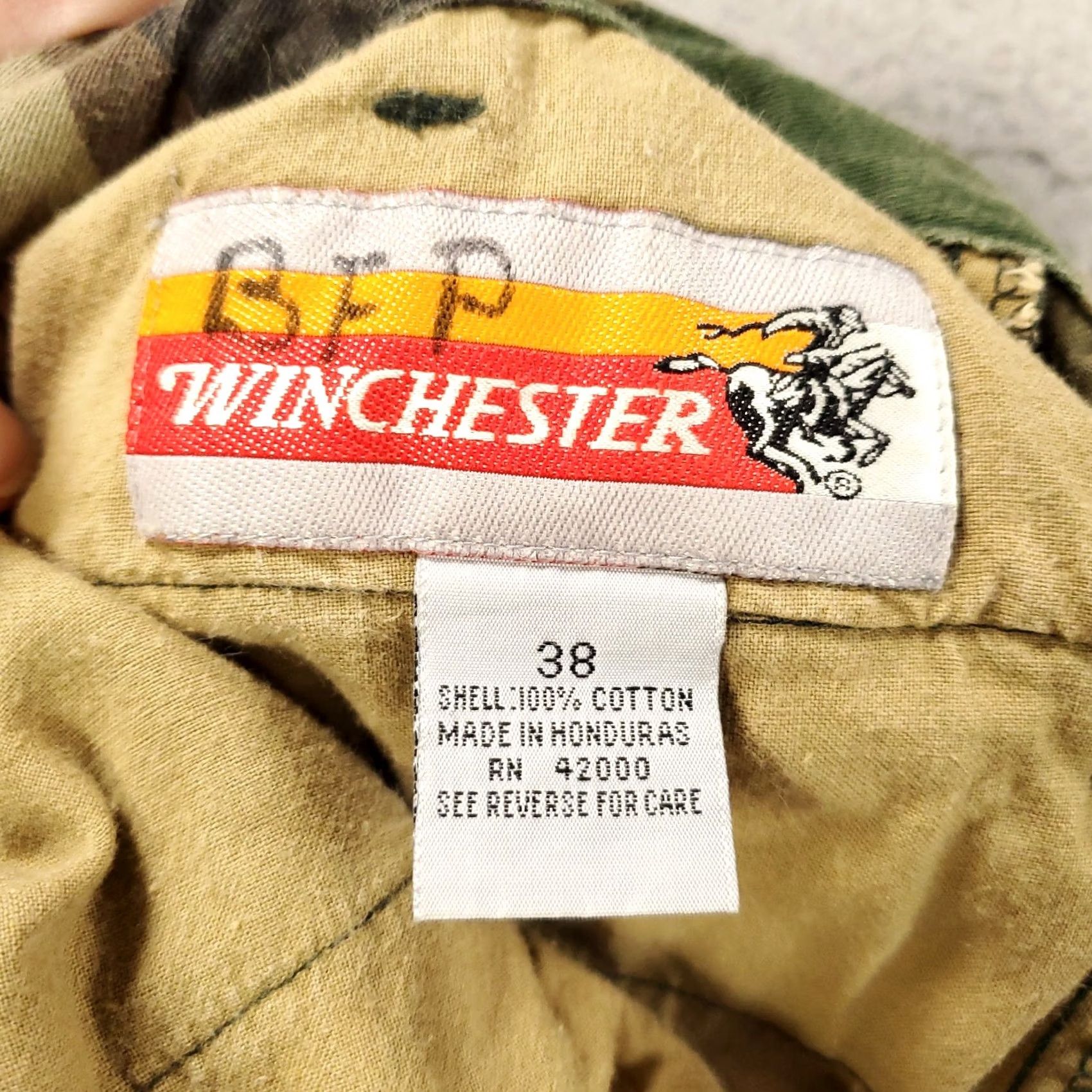 AMO VINTAGE Camo Pants Regular Size 38 26 Inseam Cargo Pocket 5-Pocket Woodland Camouflage Army Grunge Outdoor Baggy Mens Size US 26 / EU 42 - 7 Thumbnail