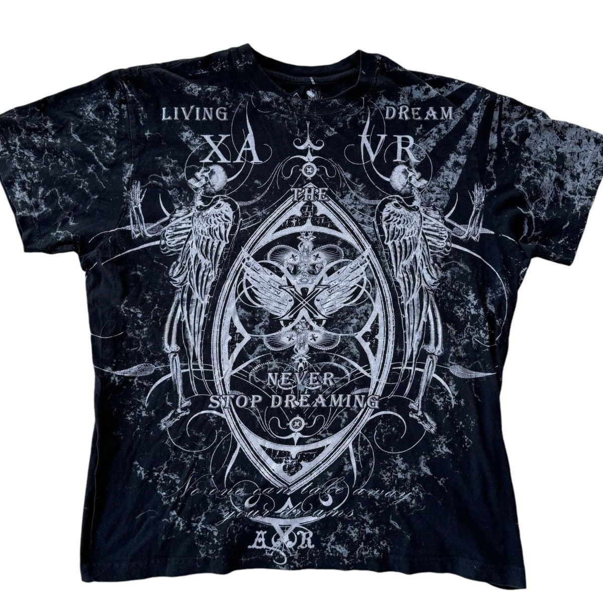 Affliction × Southpole Xzavier AOP Affliction Graphic Tee Shirt punk grunge Y2K 00s Size US L / EU 52-54 / 3 - 1 Thumbnail