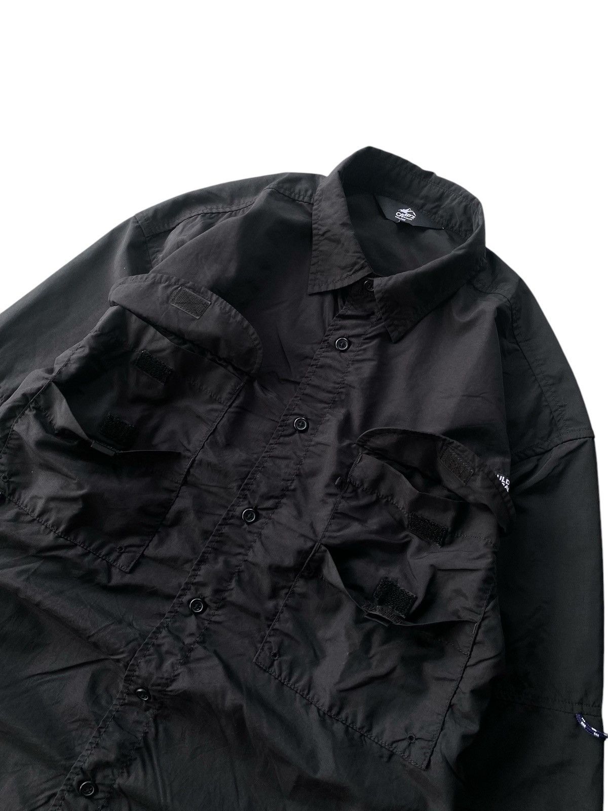 Japanese Brand UTILITY MULTIPOCKET OUTDOOR NYLON SHIRT BUTTON UP Size US L / EU 52-54 / 3 - 5 Thumbnail