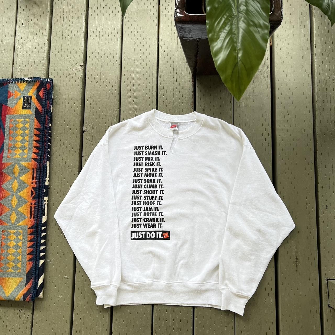 Nike × Vintage Vintage Nike Crewneck Sweatshirt Size US XL / EU 56 / 4 - 4 Thumbnail