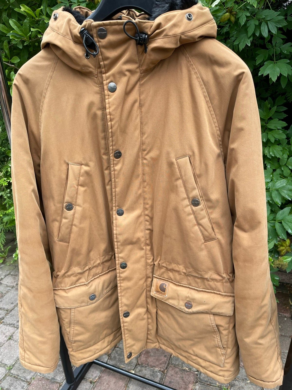 Pre-owned Carhartt X Vintage Carhartt Trapper Parka Brown -40