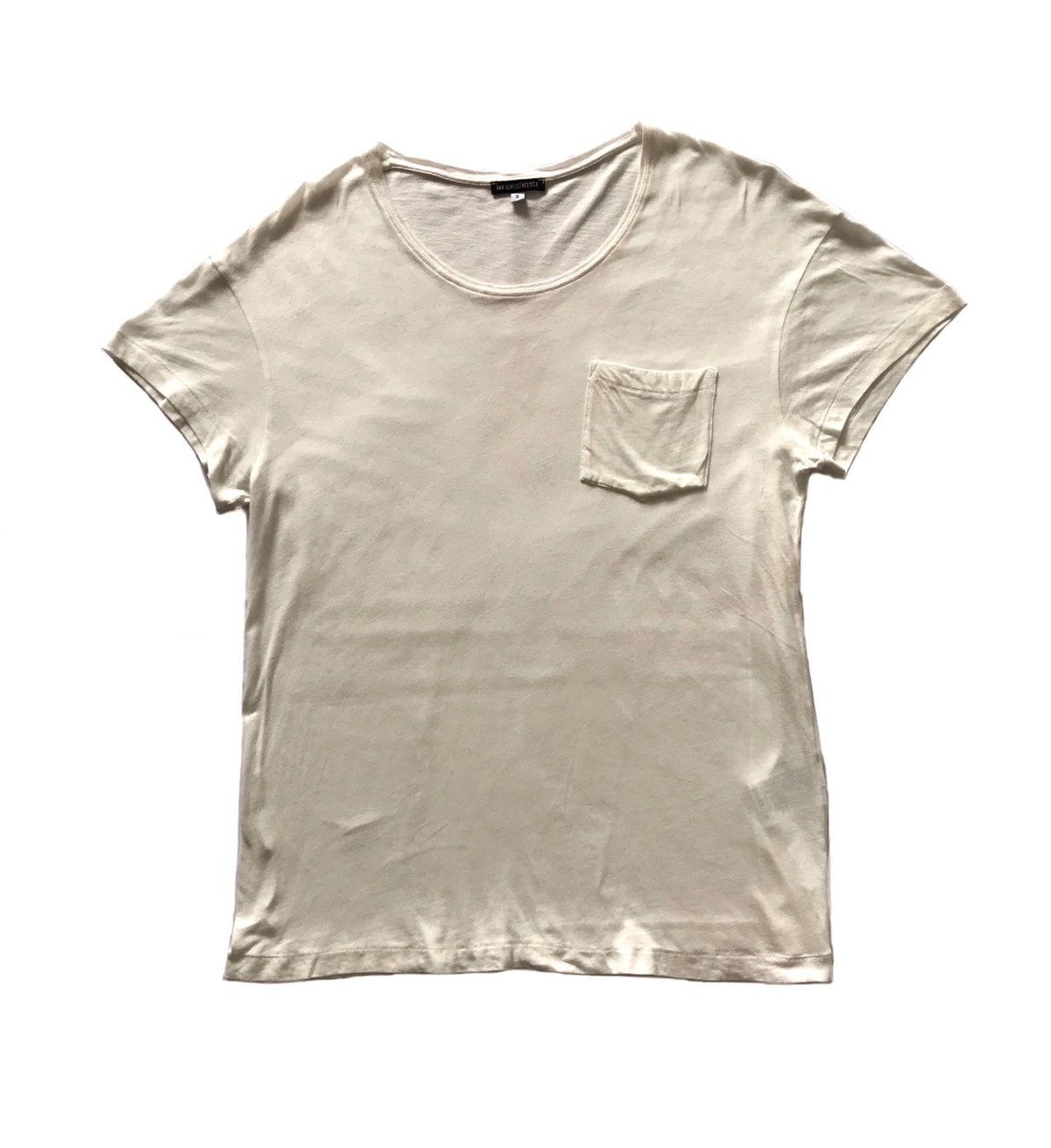 Ann Demeulemeester ANN DEMEULEMEESTER PLAIN WHITE SHIRT Size S / US 4 / IT 40 - 1 Thumbnail