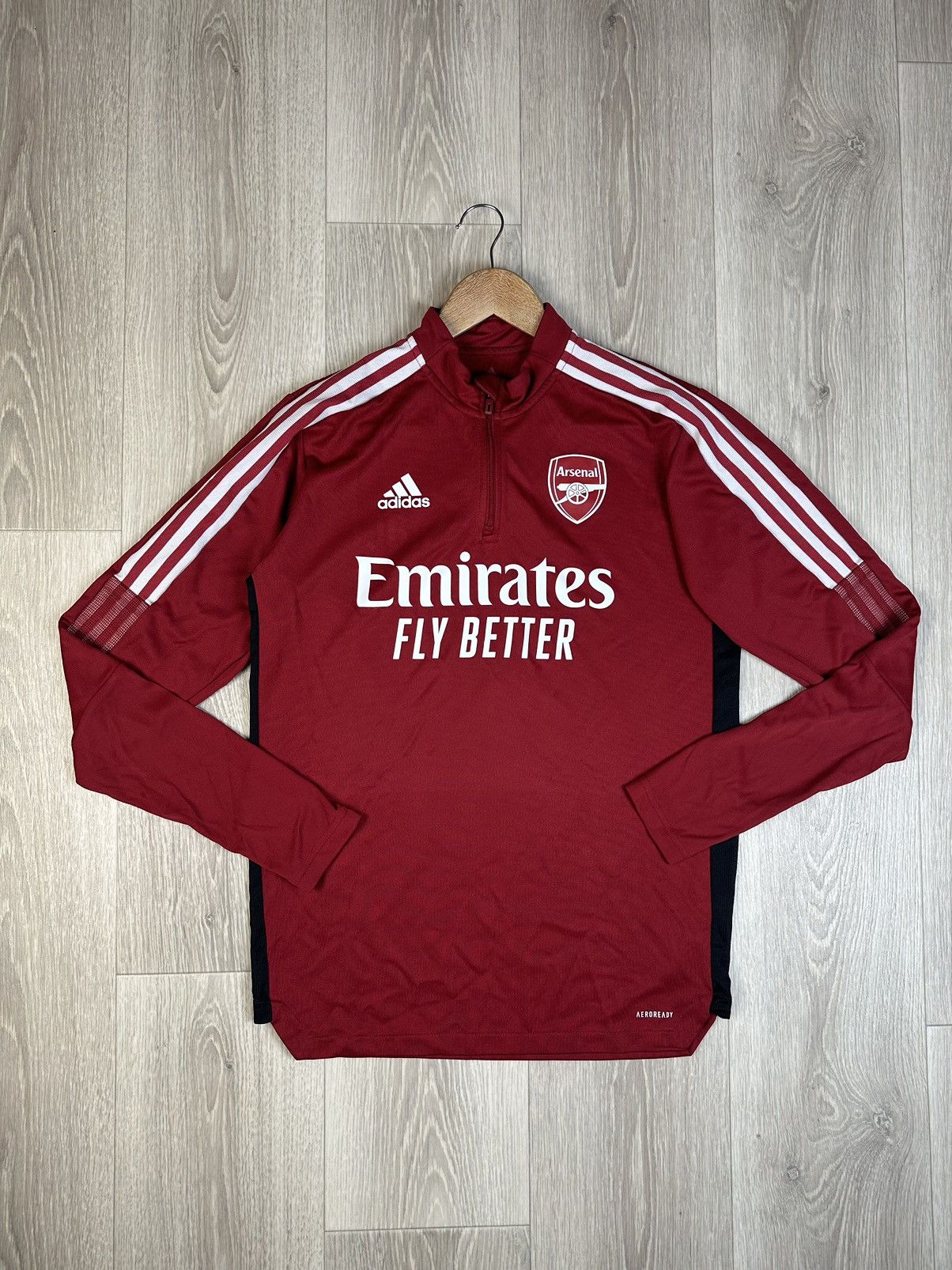 Adidas Arsenal 2021 long sleeve shirt jersey soccer pullover adidas Size US M / EU 48-50 / 2 - 3 Thumbnail