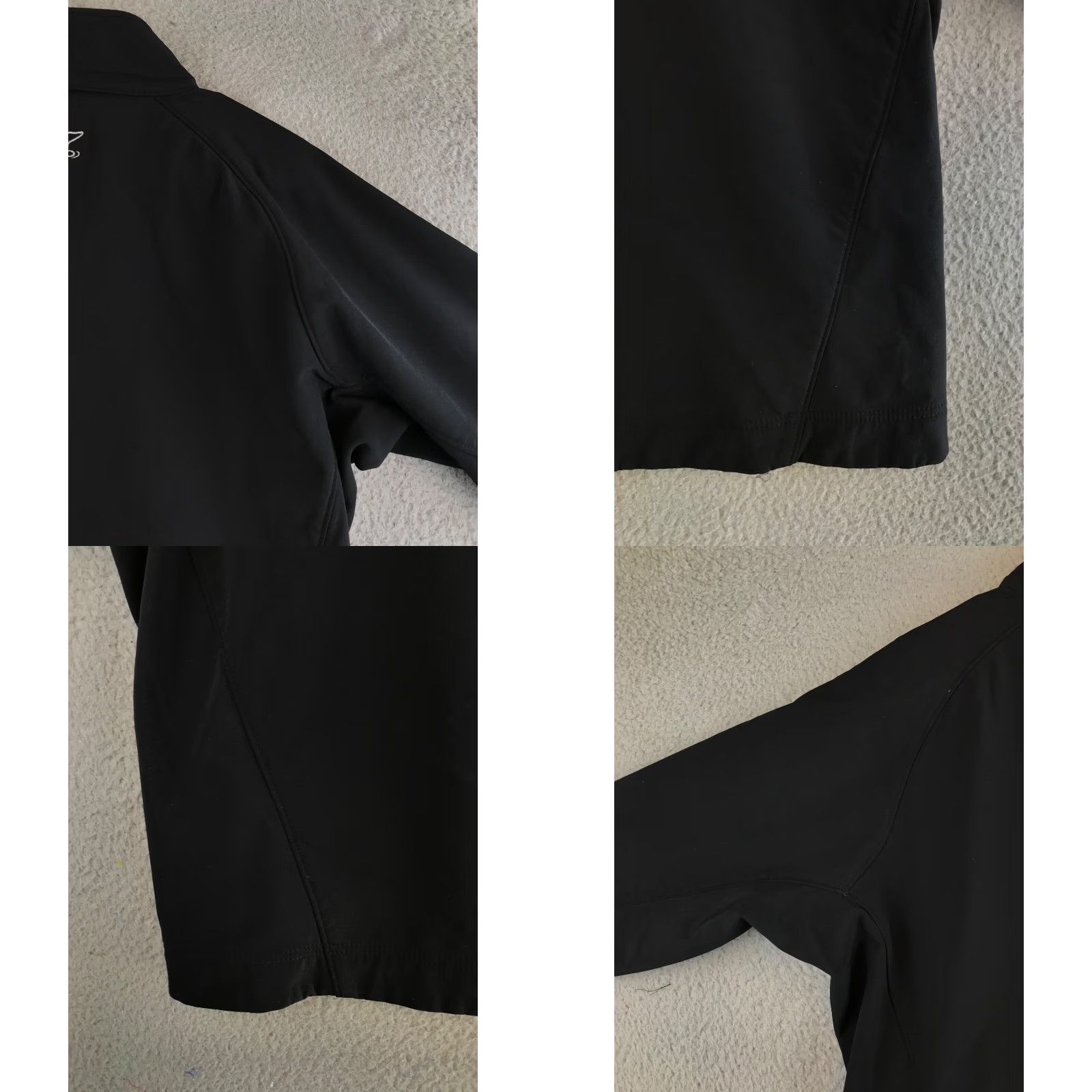 Logo 7 VINTAGE Landway Jacket Mens Small Black Full Zip Soft Shell Pockets Lined Logo Size US S / EU 44-46 / 1 - 10 Thumbnail