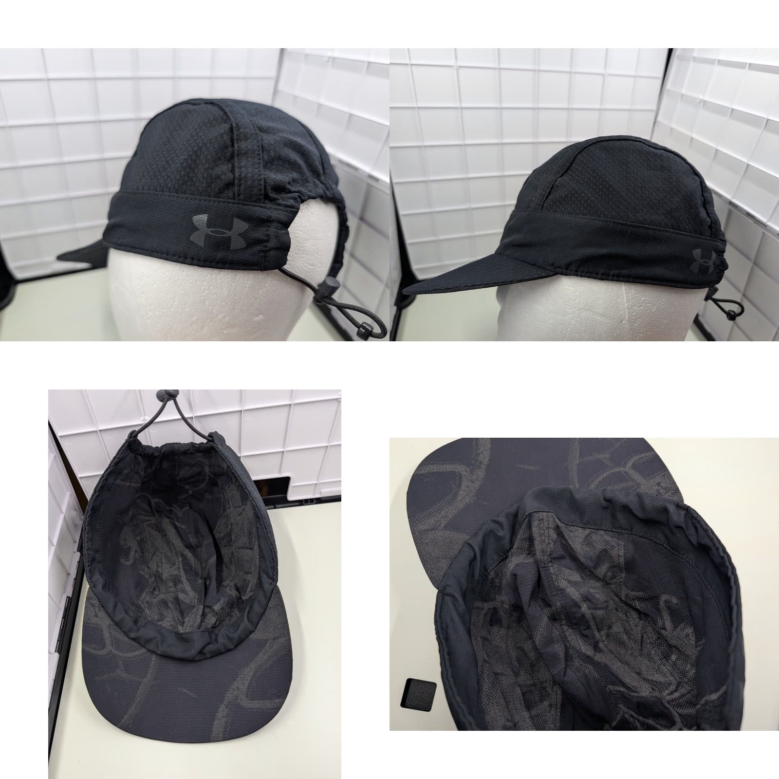 Under Armour Under Armour 5 Panel Women's Accelerate Running Hat Black Adjustable OSFM Hat Size ONE SIZE - 8 Thumbnail